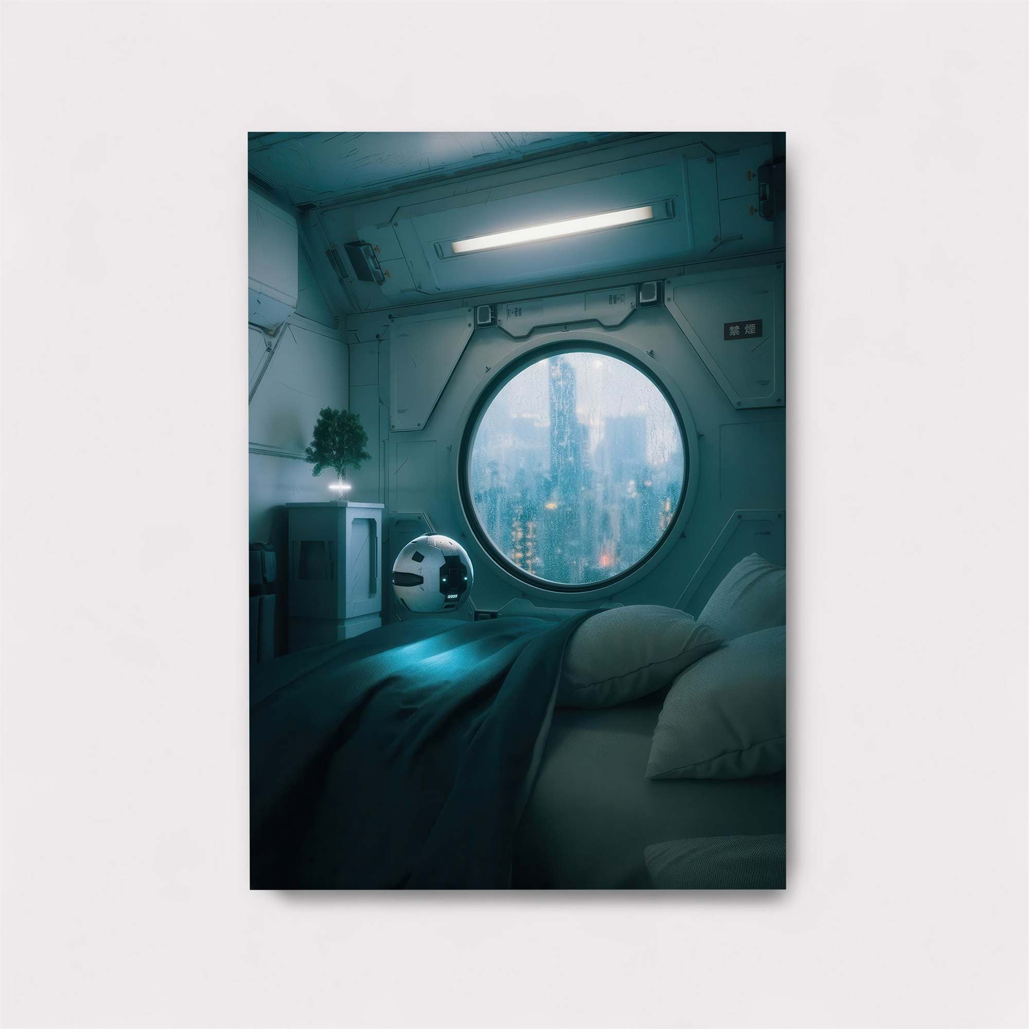 Futuristic Serenity Safe Wall Magnetic / M