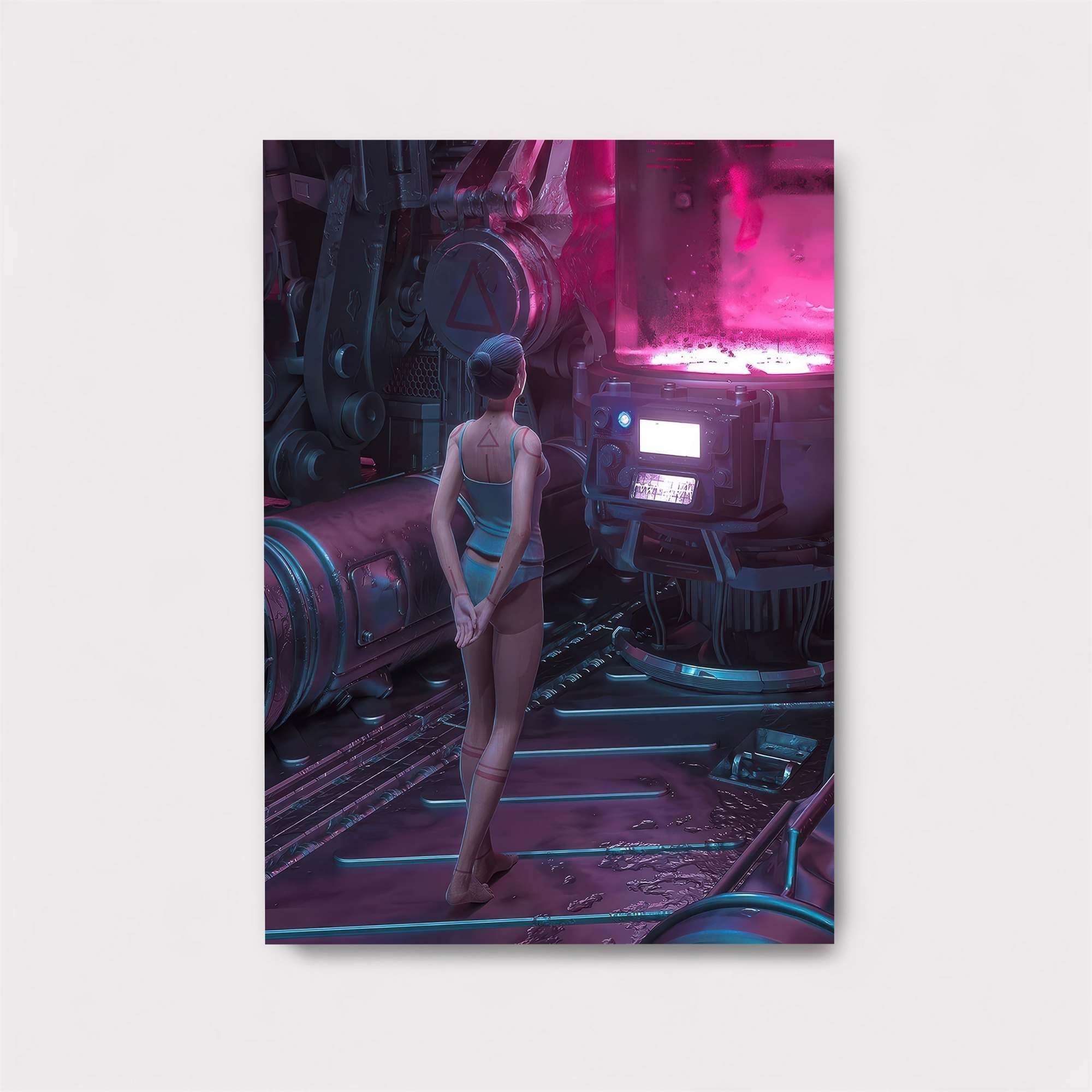 Futuristic Introspection Safe Wall Magnetic / M