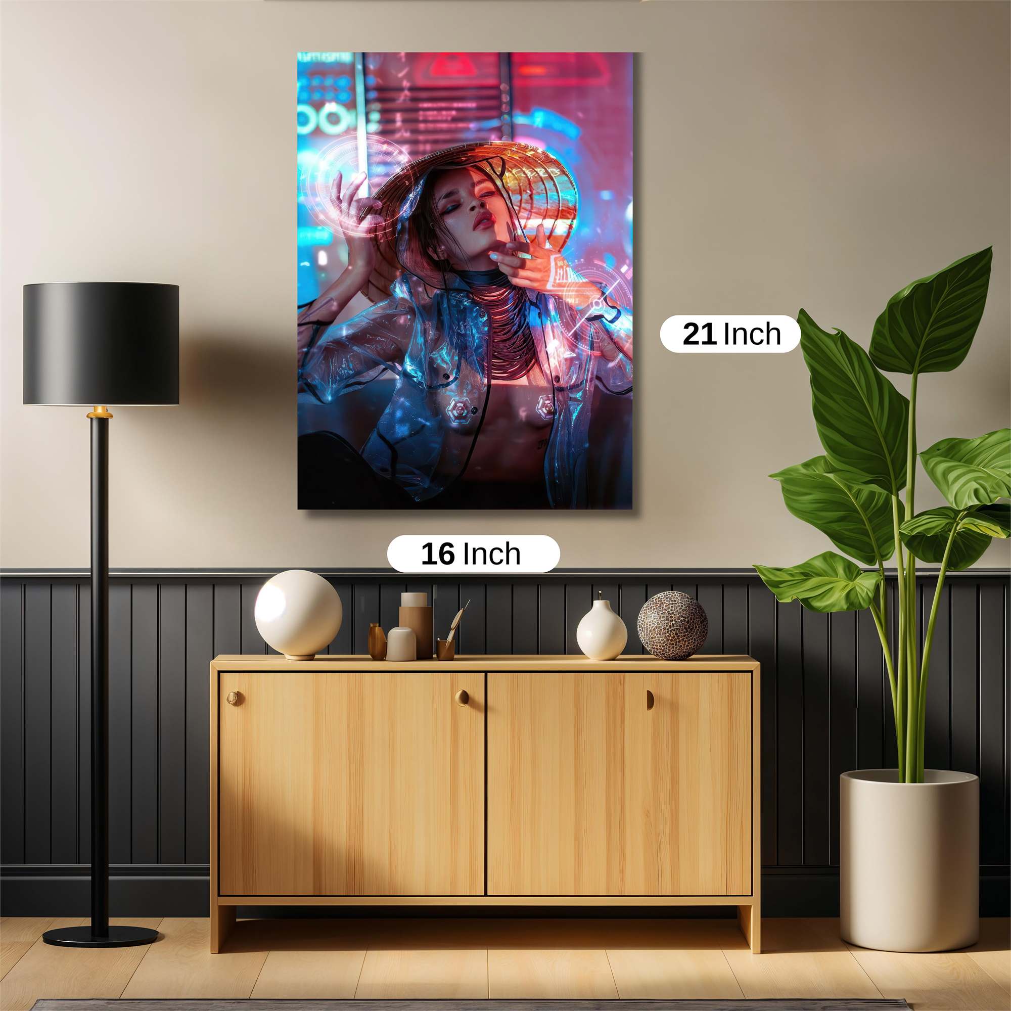 Neon Reverie Safe Wall Magnetic / M