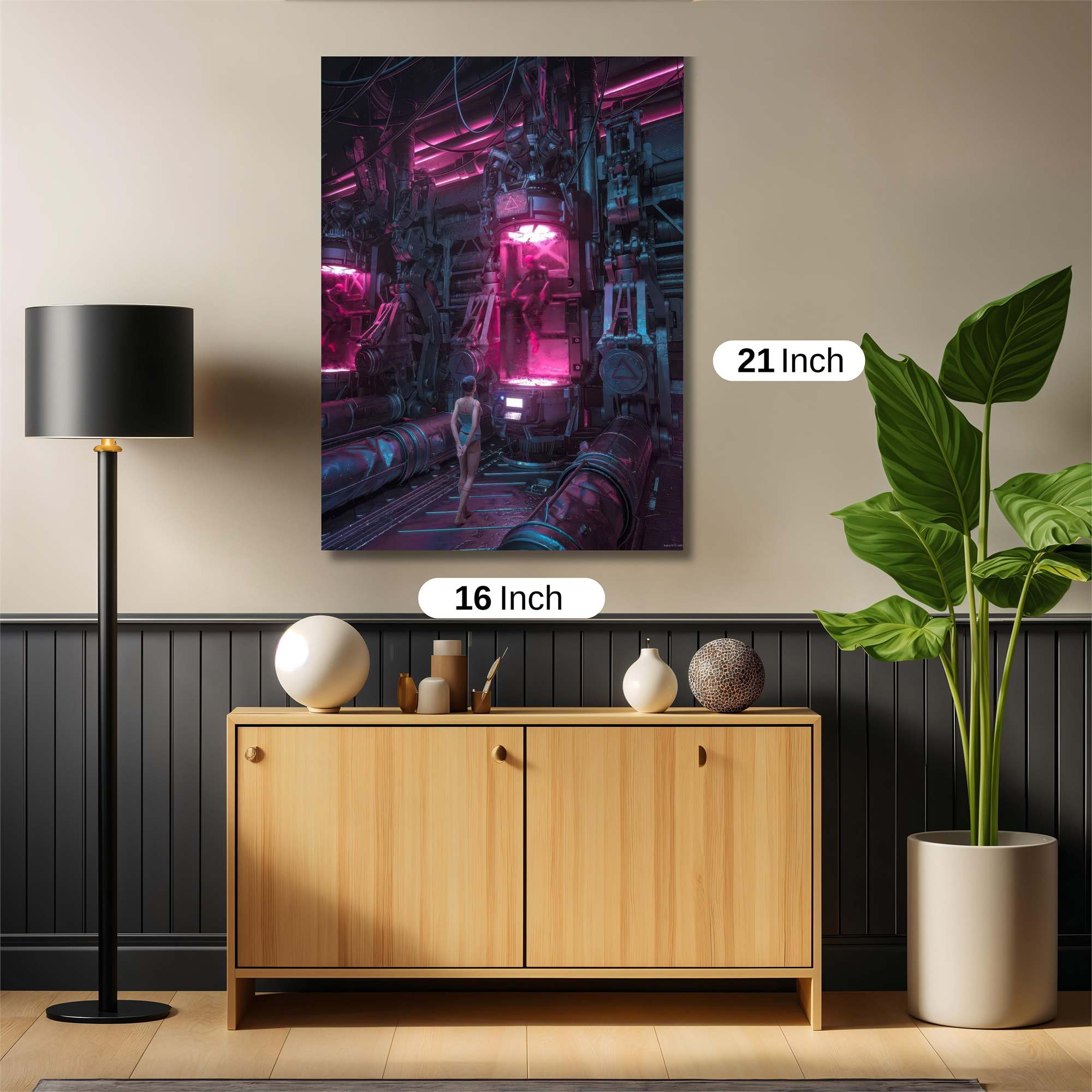 Neon Reverie Safe Wall Magnetic / M