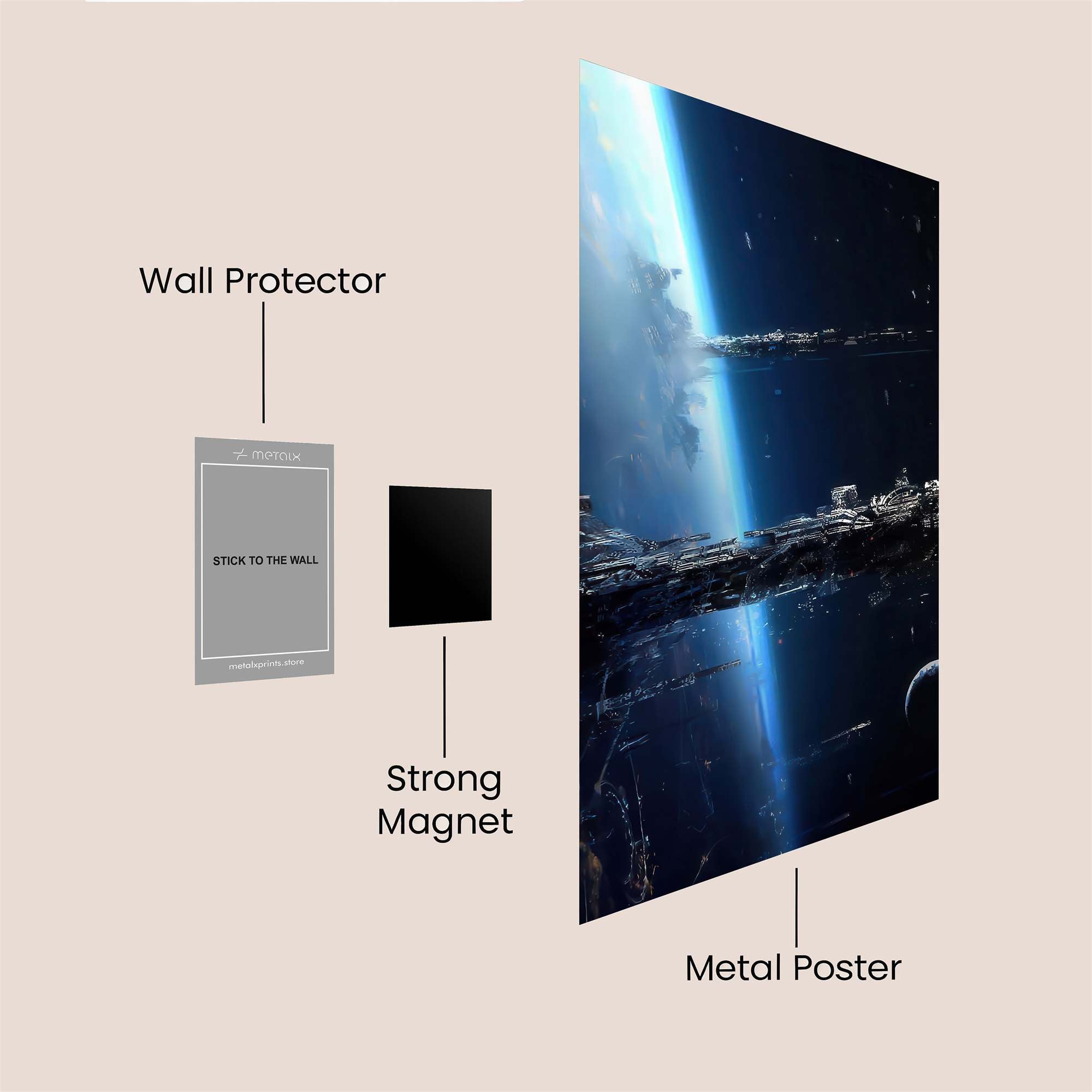 Space Odyssey Safe Wall Magnetic / M