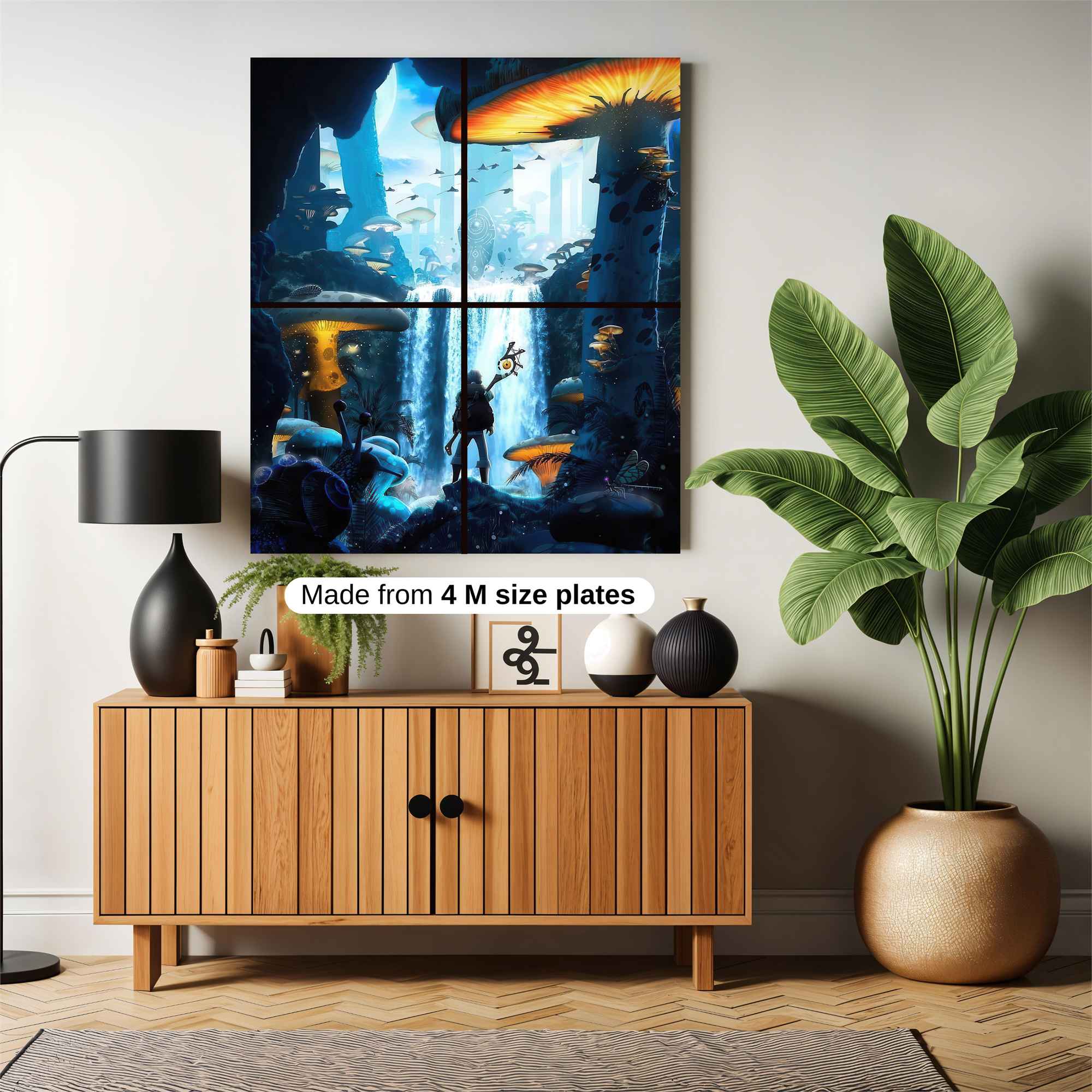 Mushroom Wonderland Safe Wall Magnetic / M