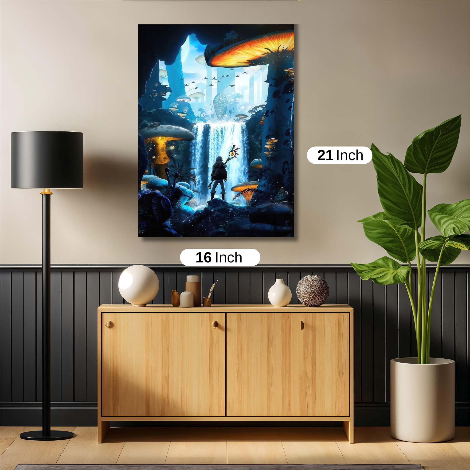 Mushroom Wonderland Safe Wall Magnetic / M