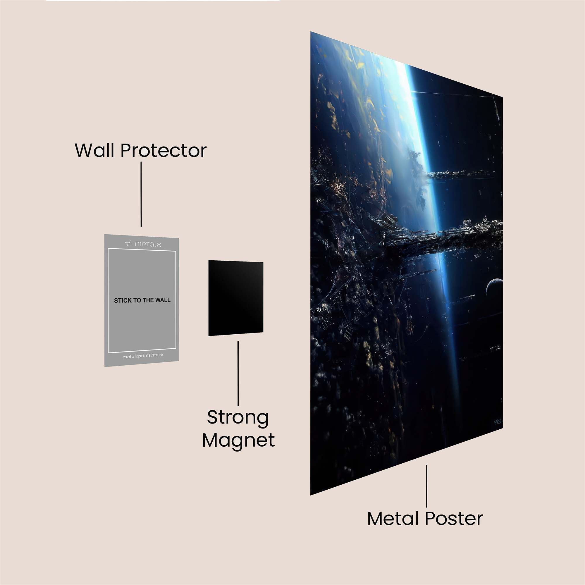 Galactic Majesty Safe Wall Magnetic / M