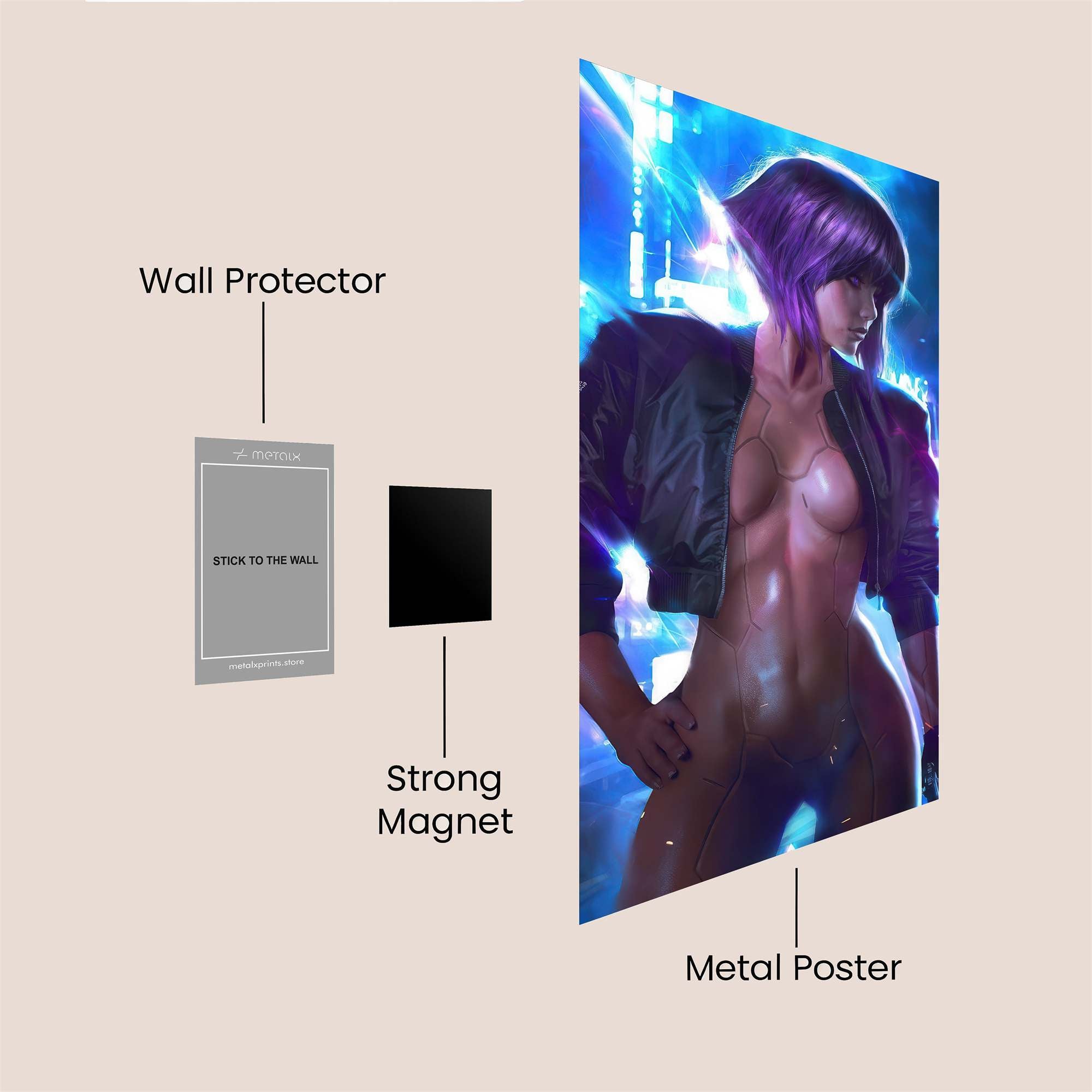 Cyborg Reverie Safe Wall Magnetic / M