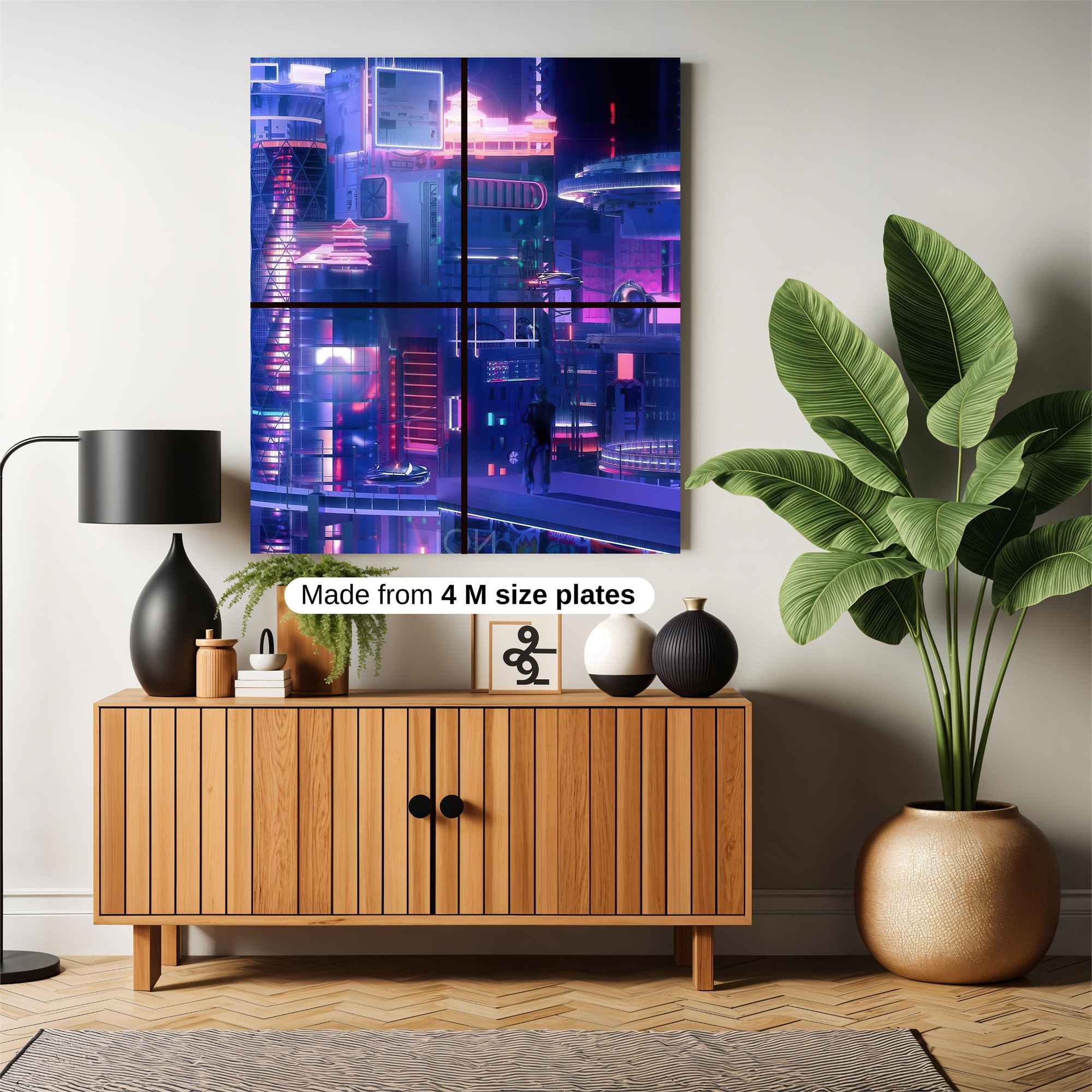 Neon Whimsy Safe Wall Magnetic / M