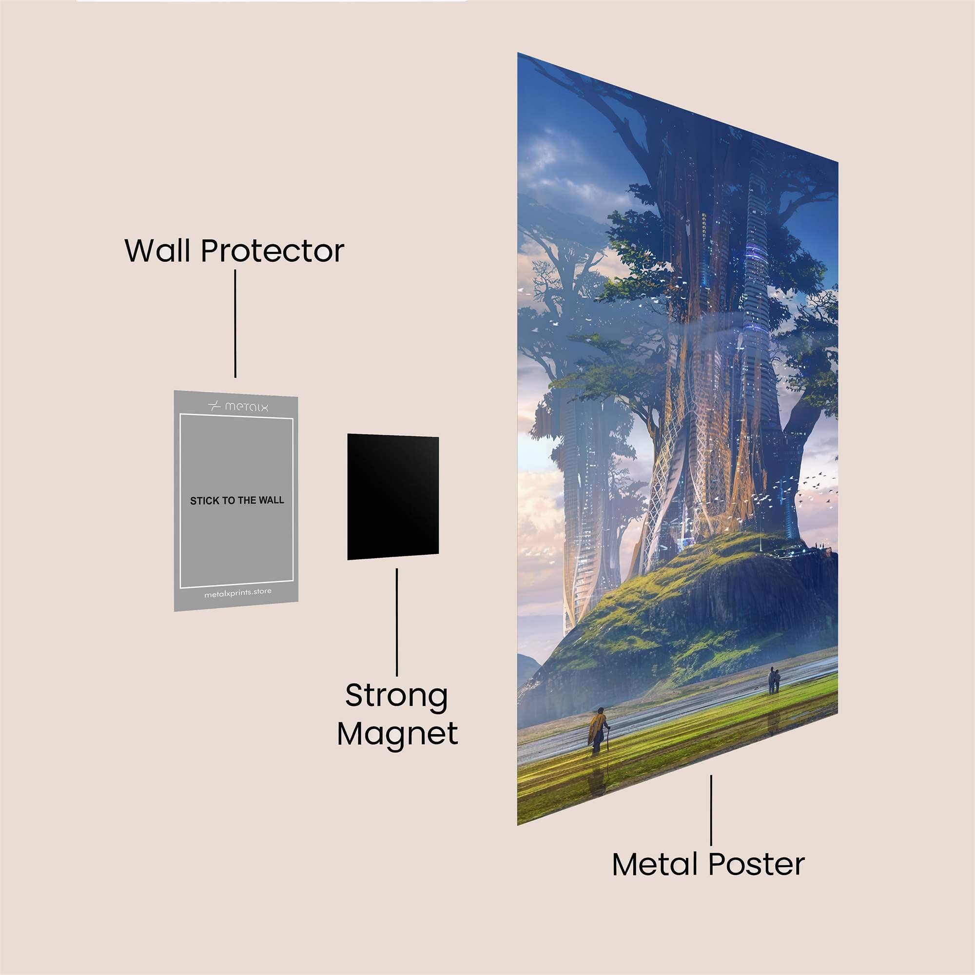 Majestic Serenity Safe Wall Magnetic / M