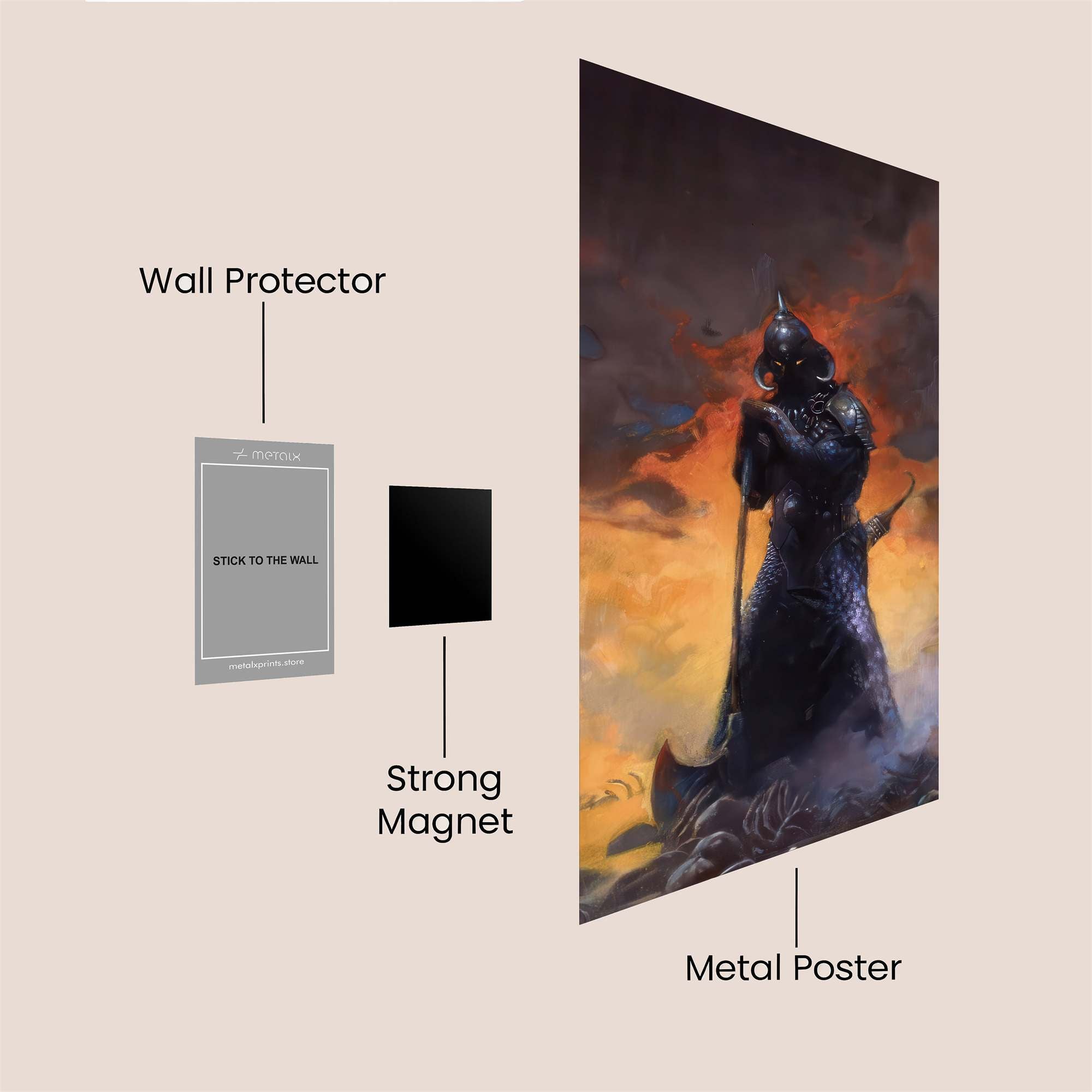 Warrior Emergence Safe Wall Magnetic / M