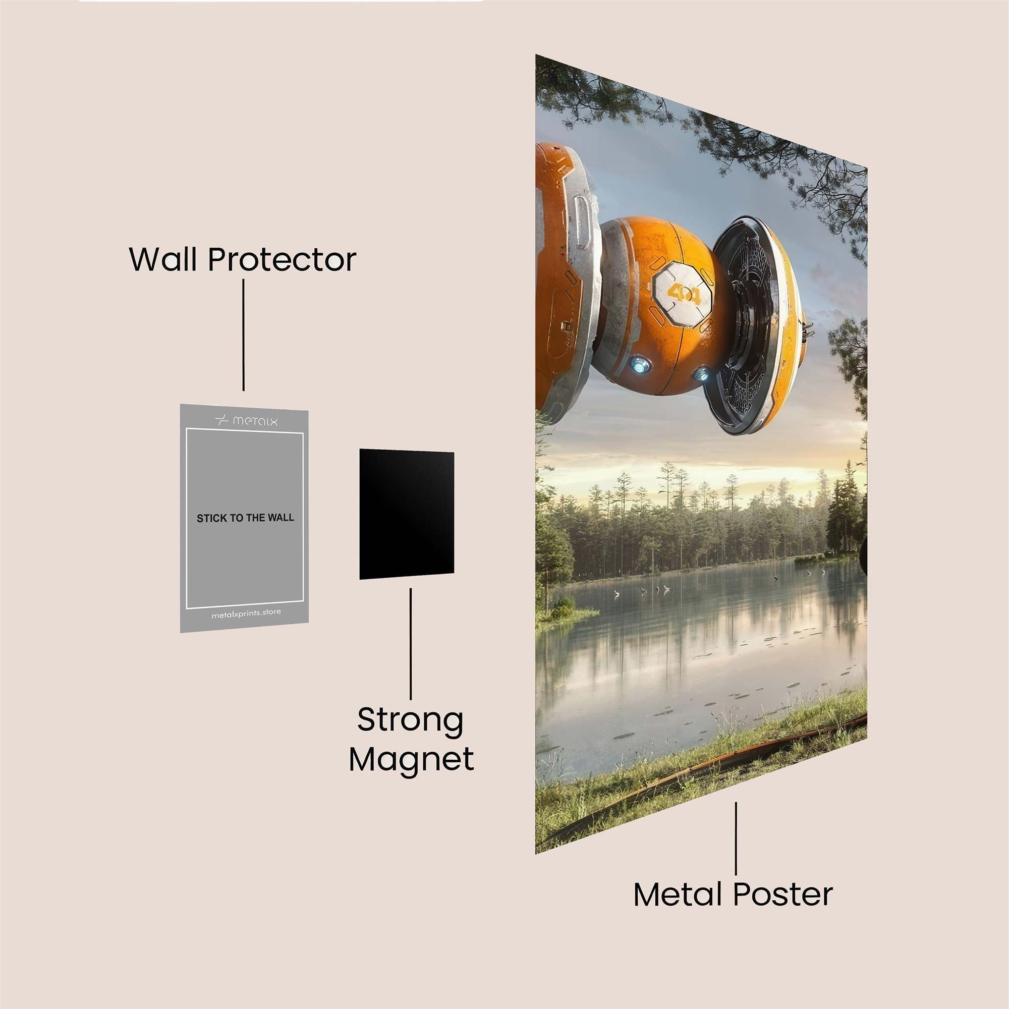 Orbital Serenity Safe Wall Magnetic / M