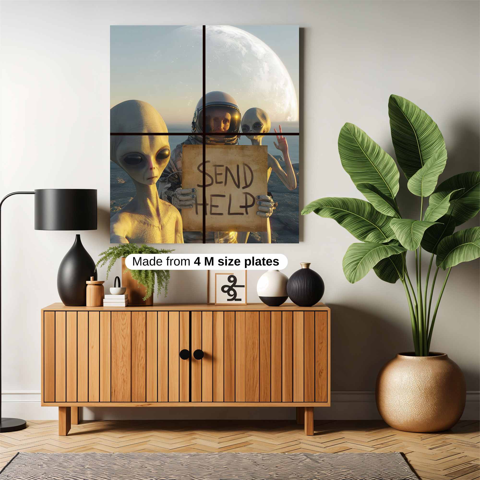 Alien Distress Safe Wall Magnetic / M