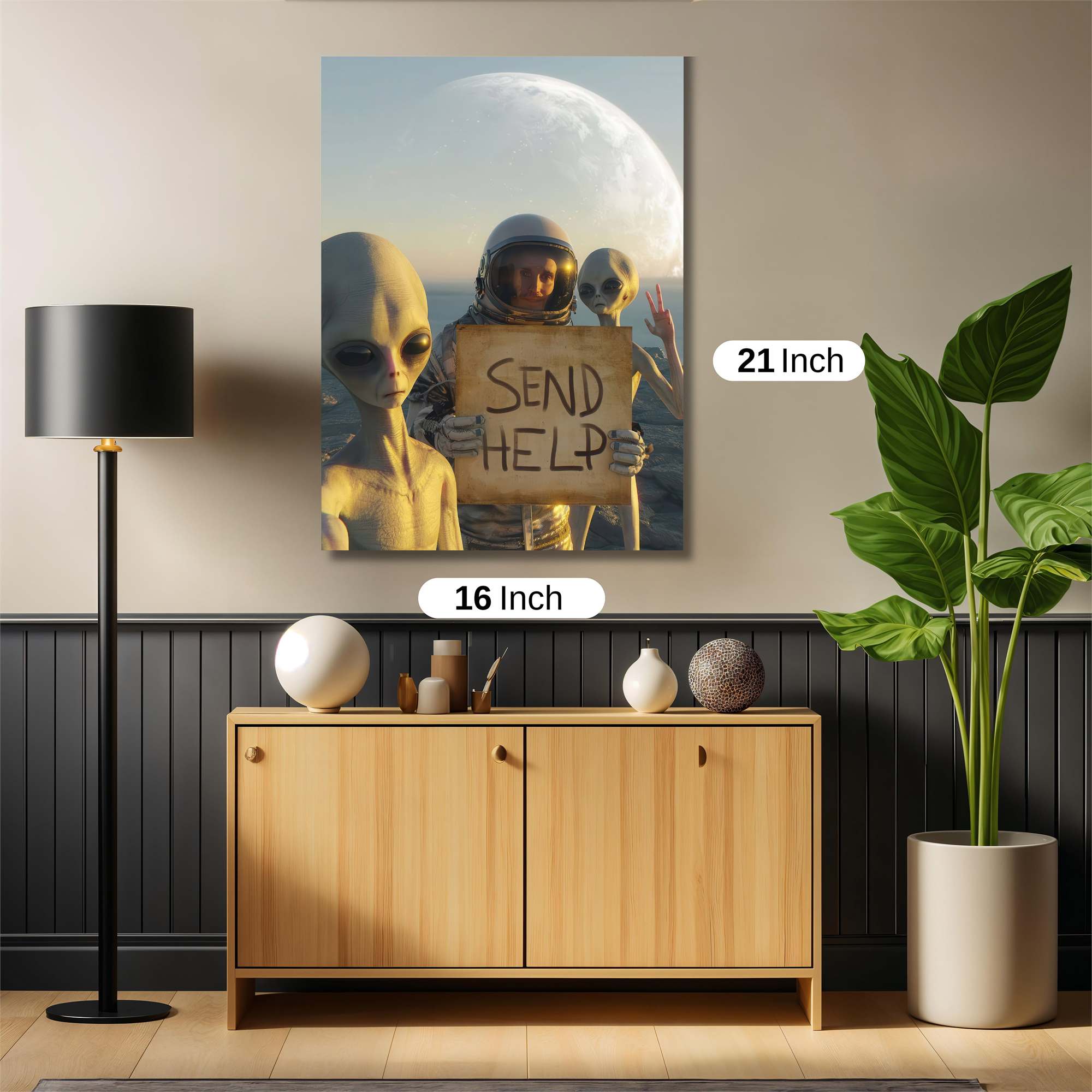 Alien Distress Safe Wall Magnetic / M