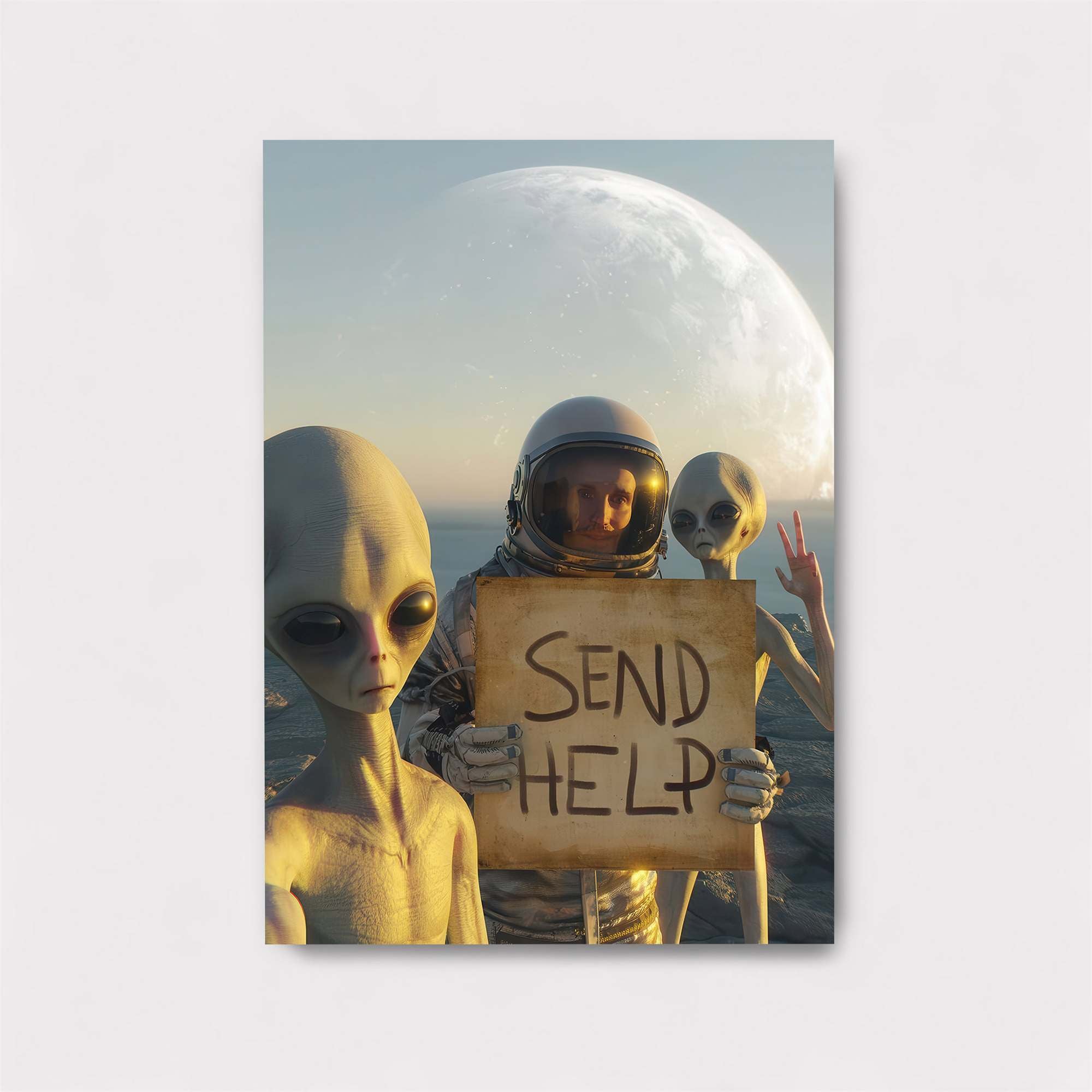 Alien Distress Safe Wall Magnetic / M