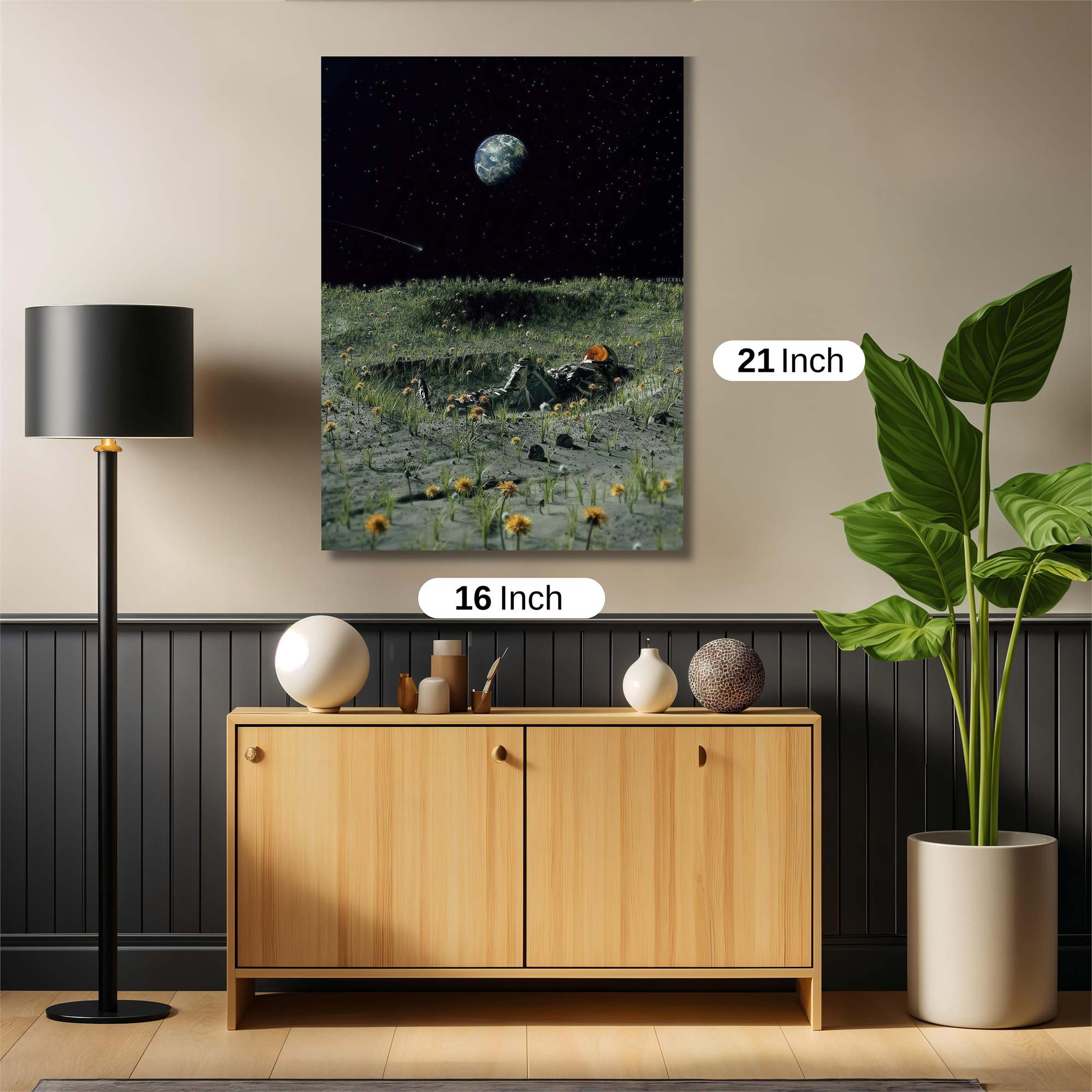 Lunar Serenity Safe Wall Magnetic / M