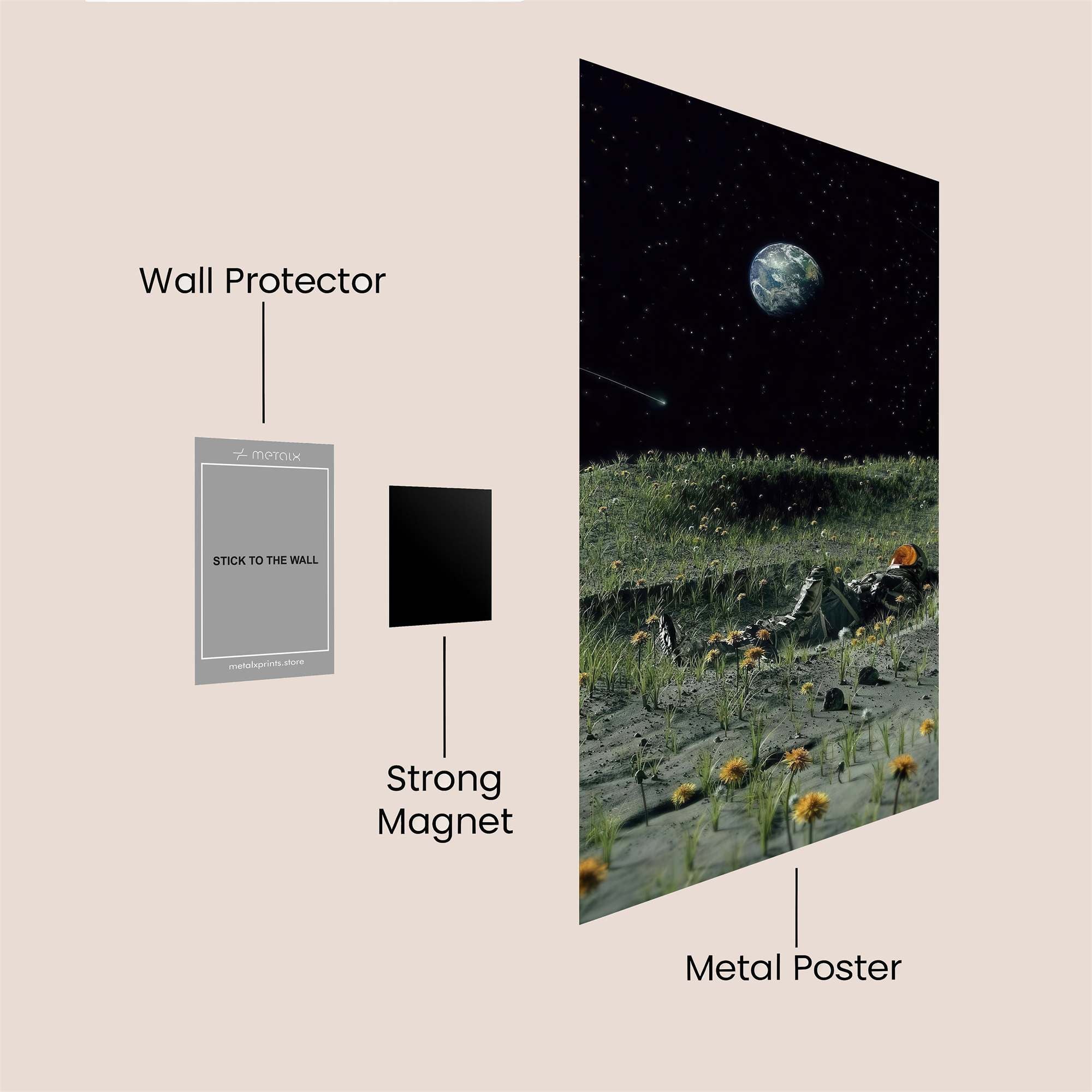 Lunar Serenity Safe Wall Magnetic / M