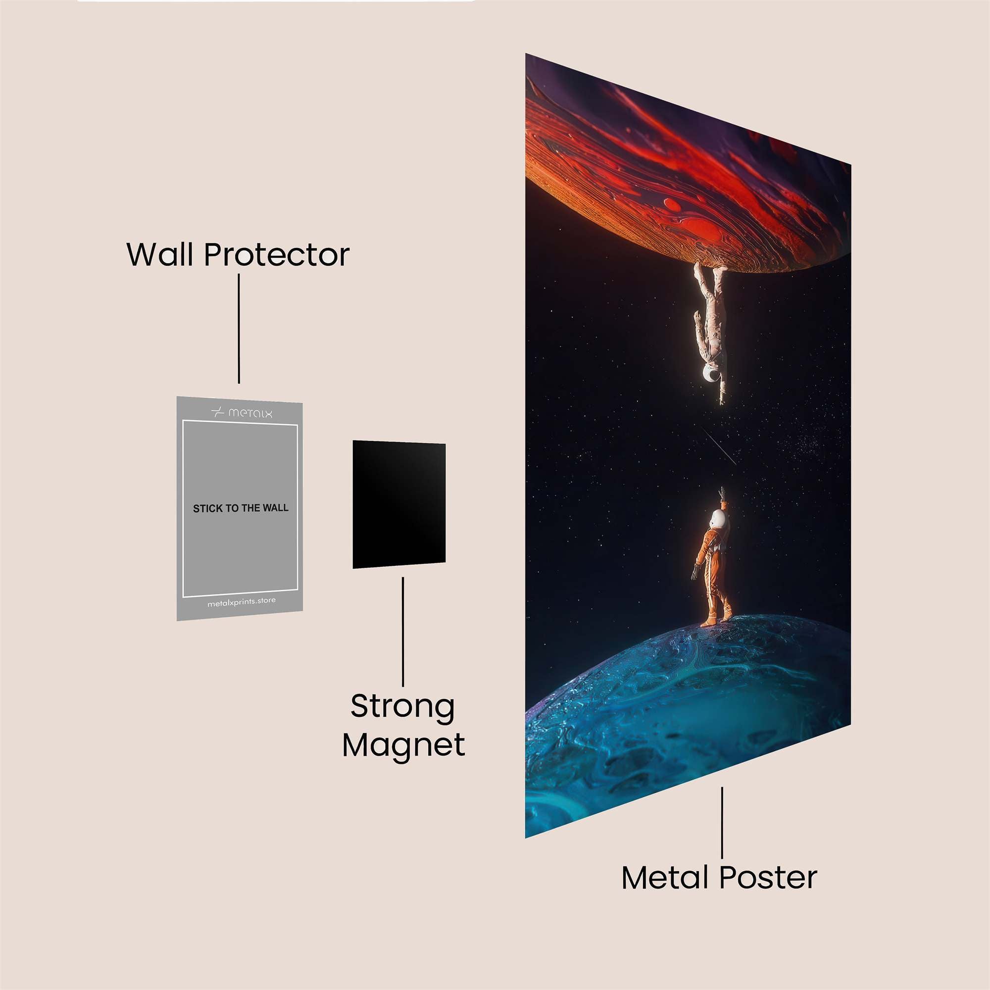 Cosmic Duality Safe Wall Magnetic / M