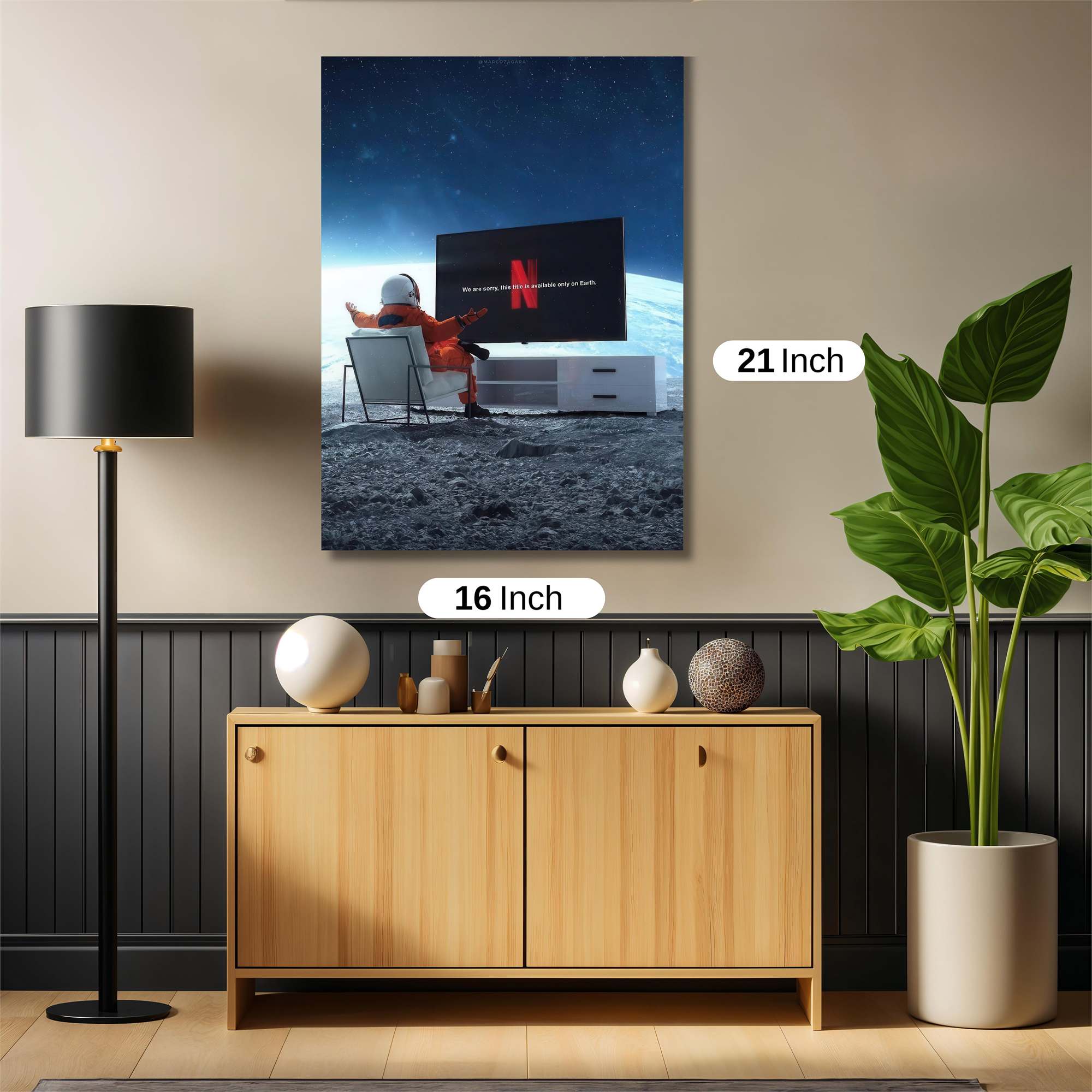 Lunar Disappointment Safe Wall Magnetic / M