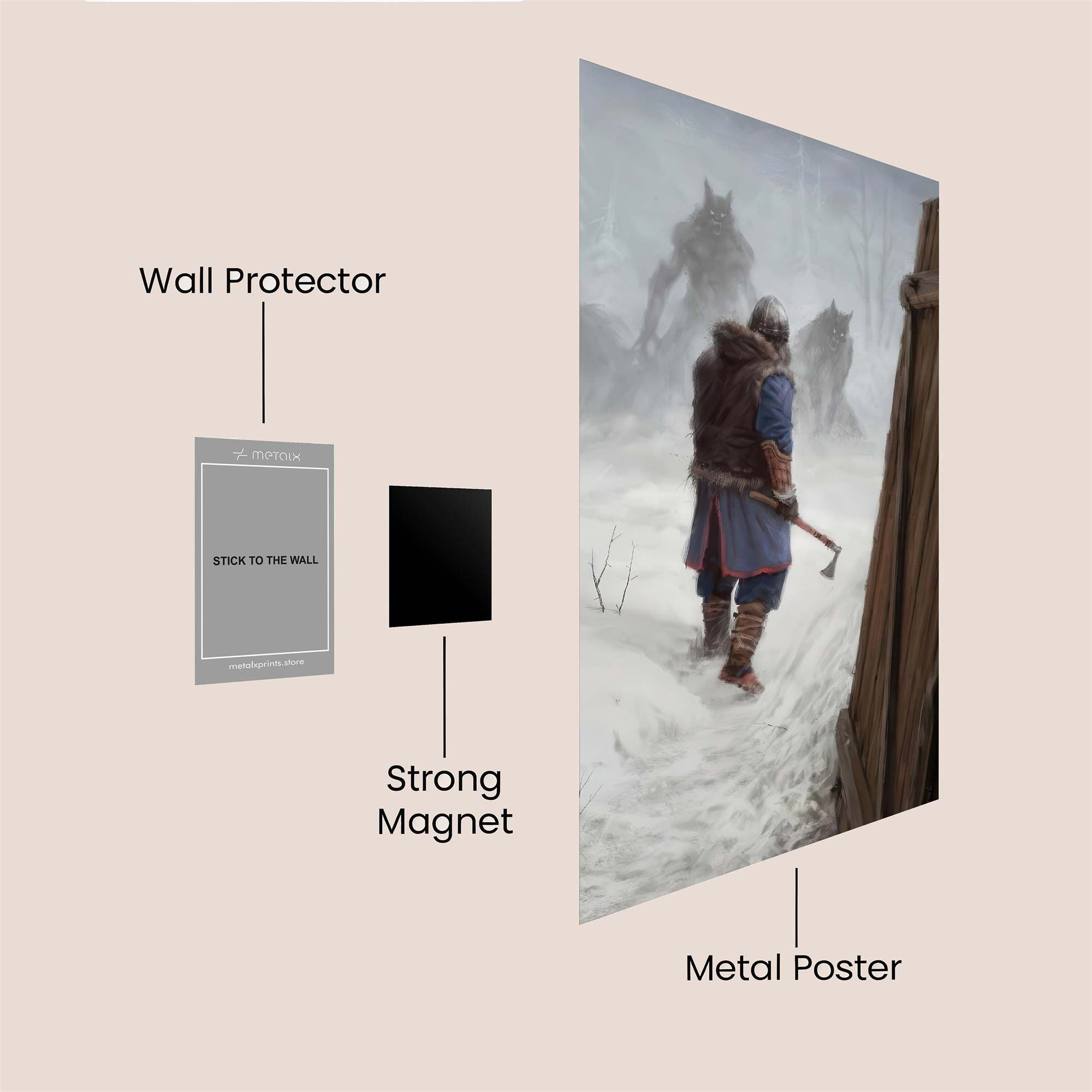 Winter Confrontation Safe Wall Magnetic / M