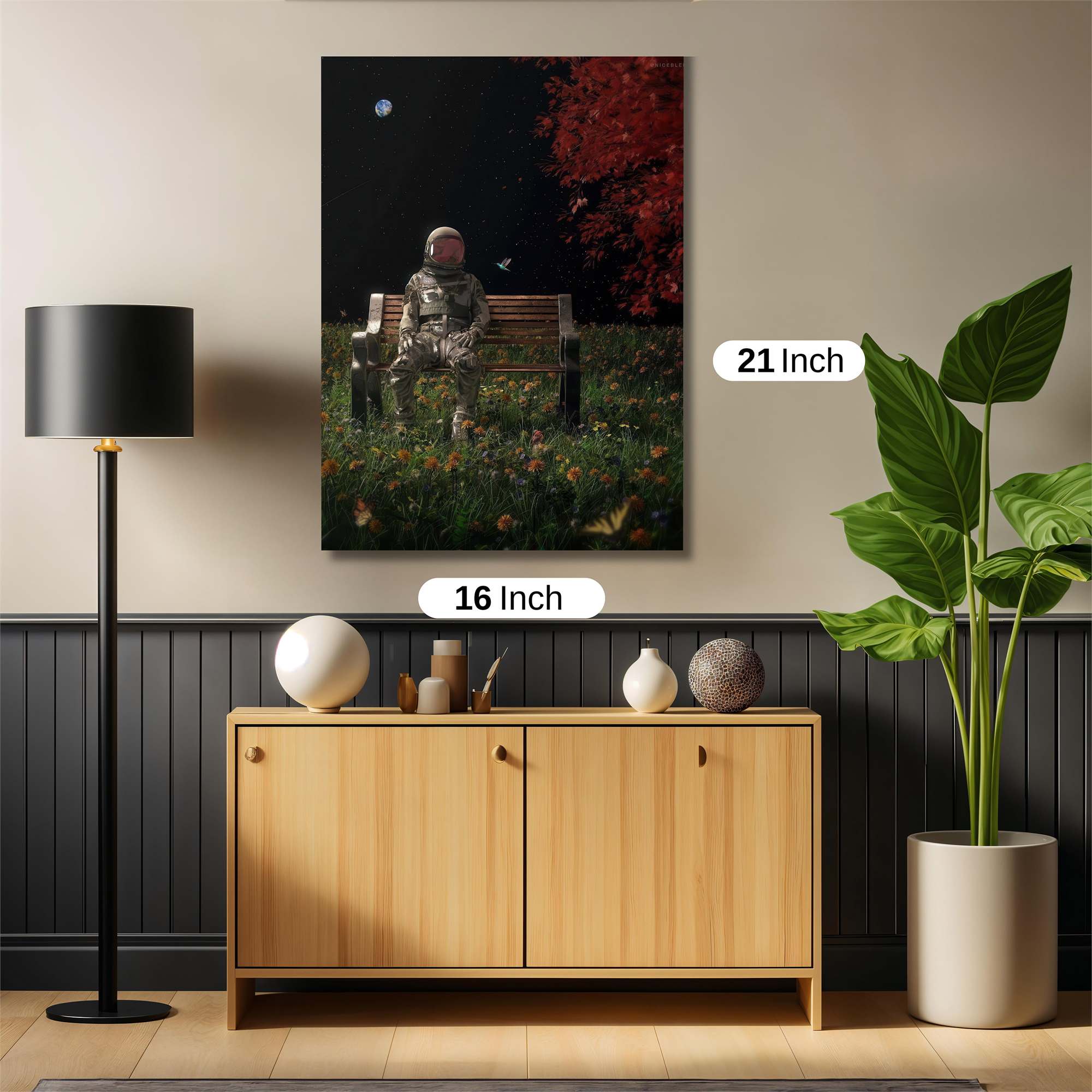 Astronaut Reverie Safe Wall Magnetic / M