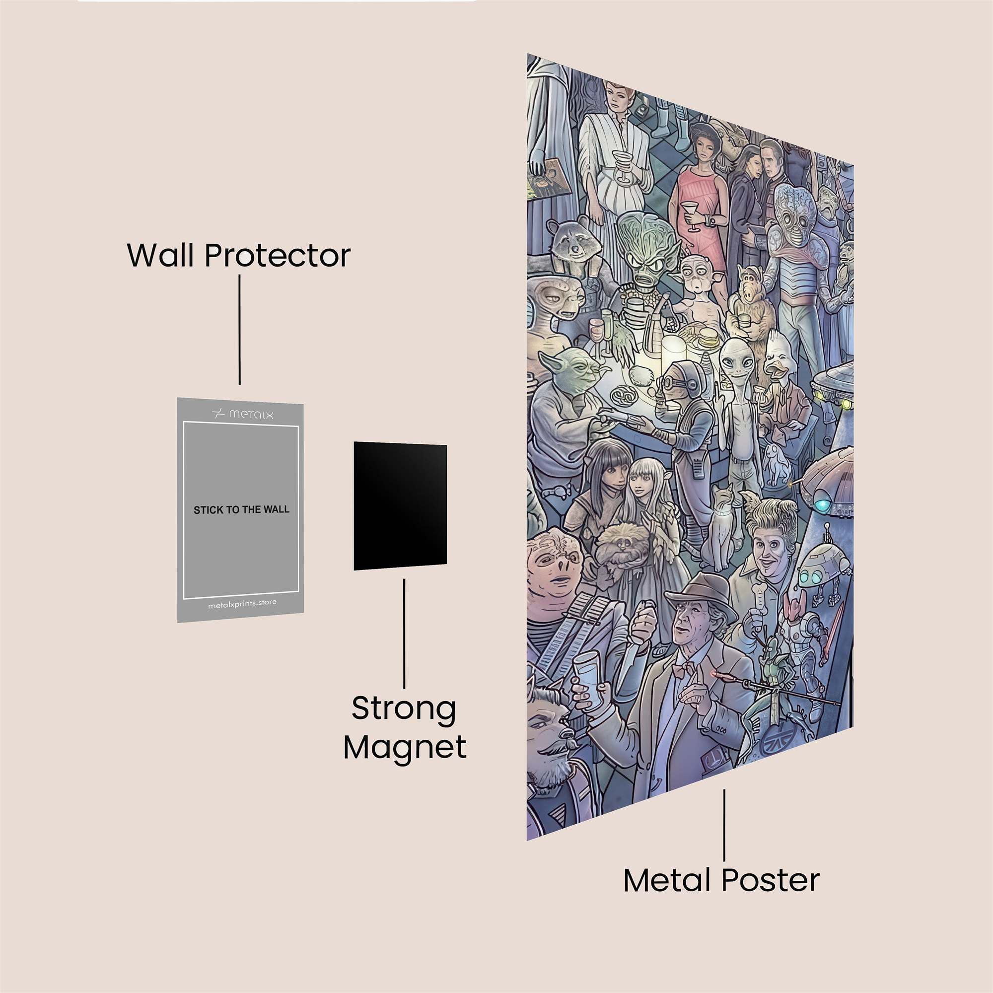 Cosmic Gala Safe Wall Magnetic / M