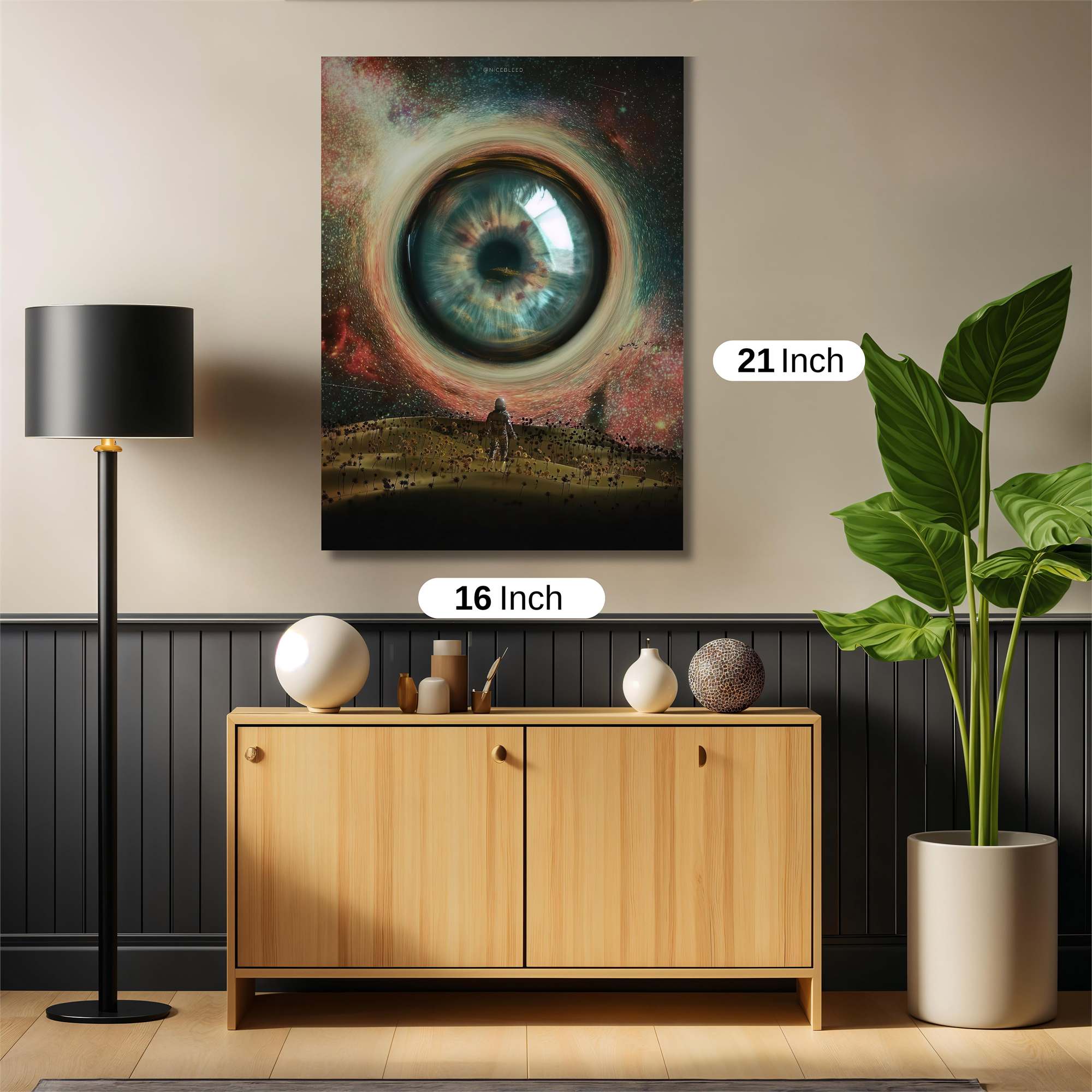 Cosmic Gaze Safe Wall Magnetic / M