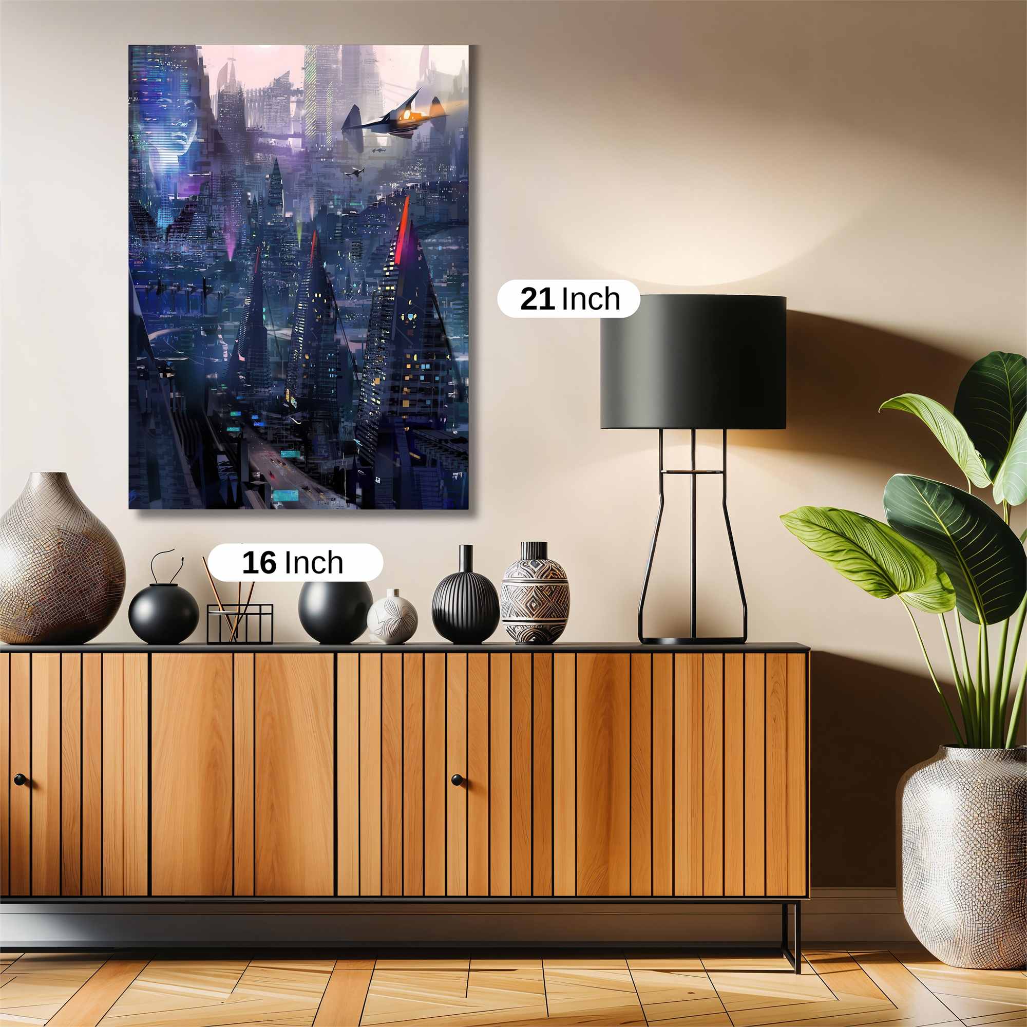 Futuristic Reverie Safe Wall Magnetic / M