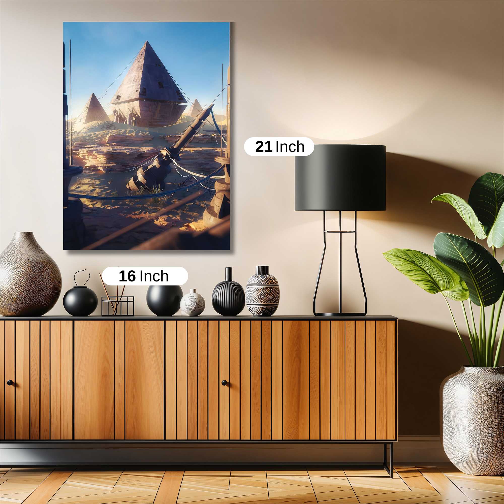 Pyramids Afloat Safe Wall Magnetic / M