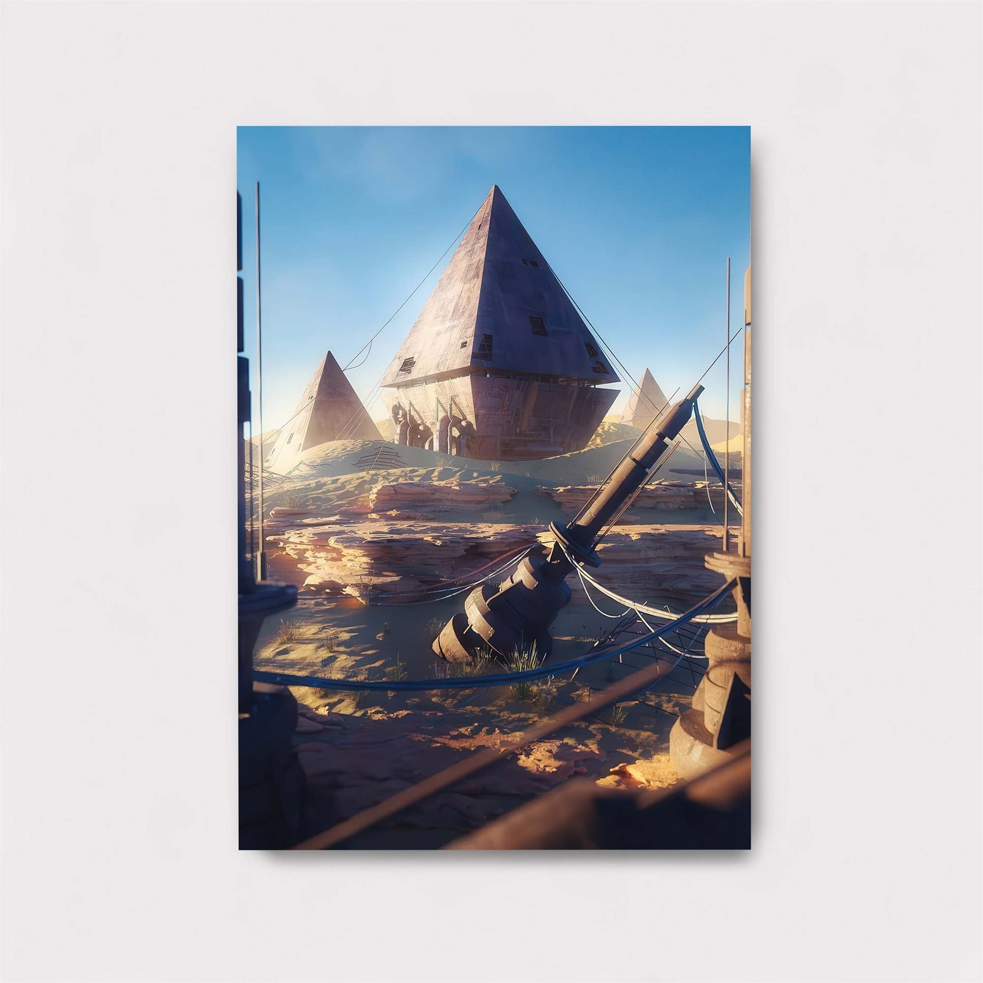 Pyramids Afloat Safe Wall Magnetic / M