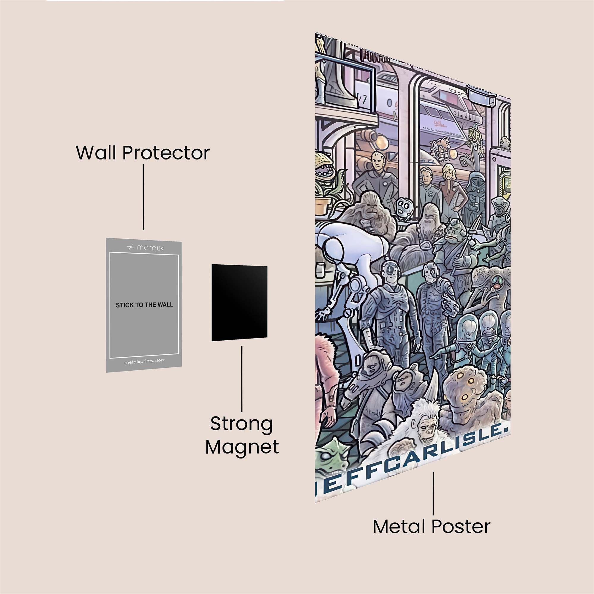 Neon Reverie Safe Wall Magnetic / M