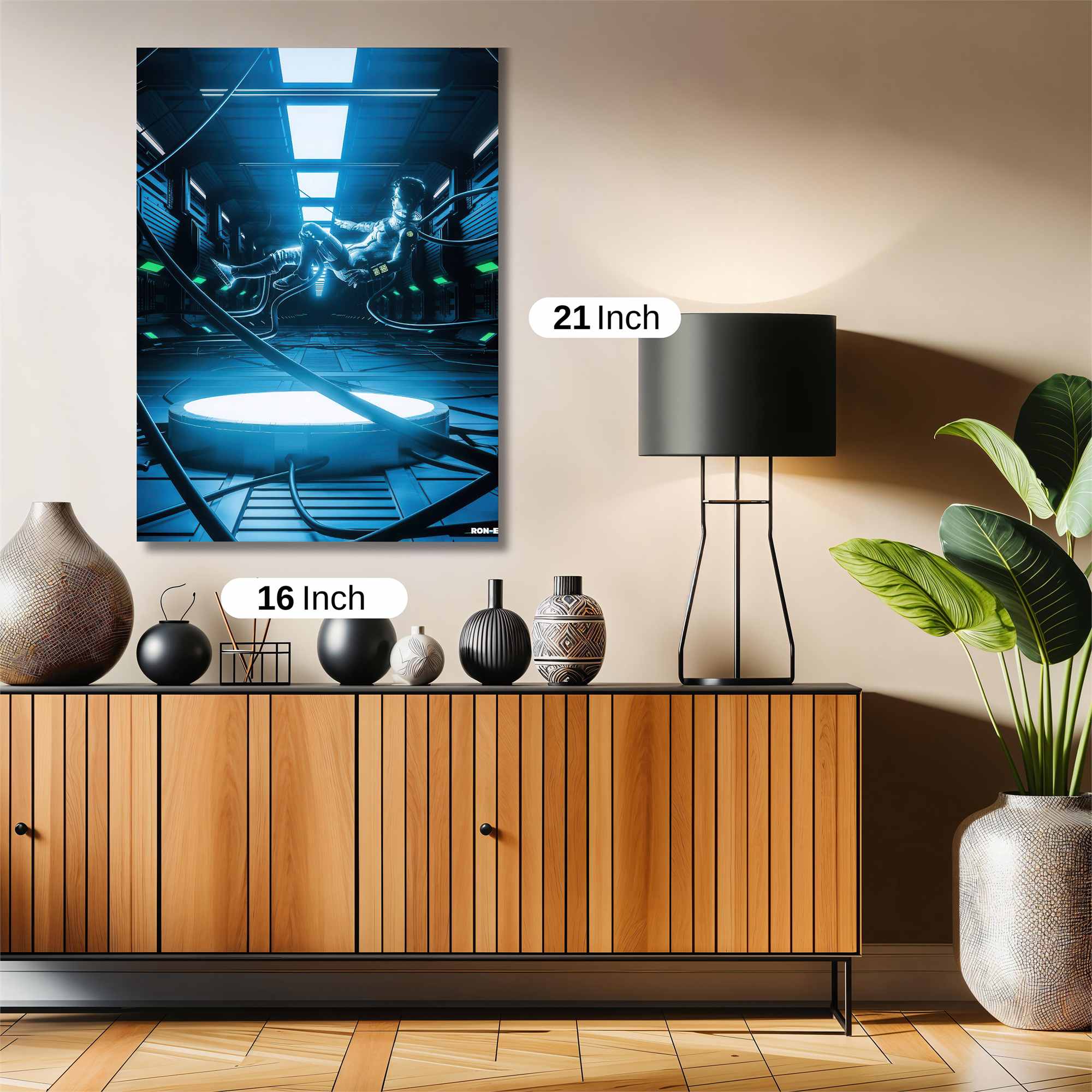 Futuristic Suspension Safe Wall Magnetic / M