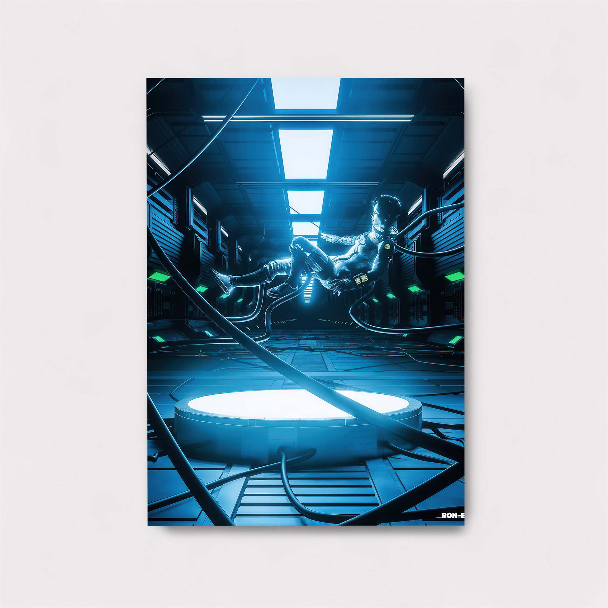 Futuristic Suspension Safe Wall Magnetic / M