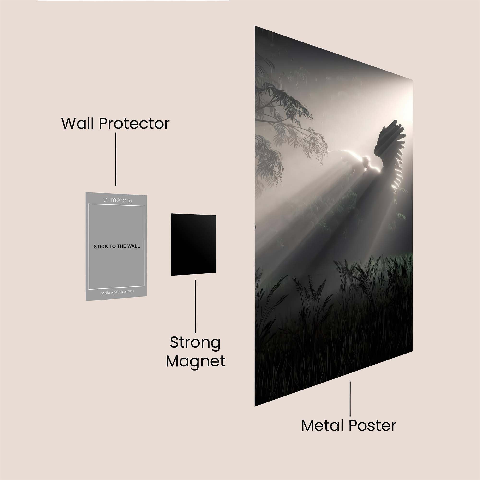 Ethereal Awakening Safe Wall Magnetic / M