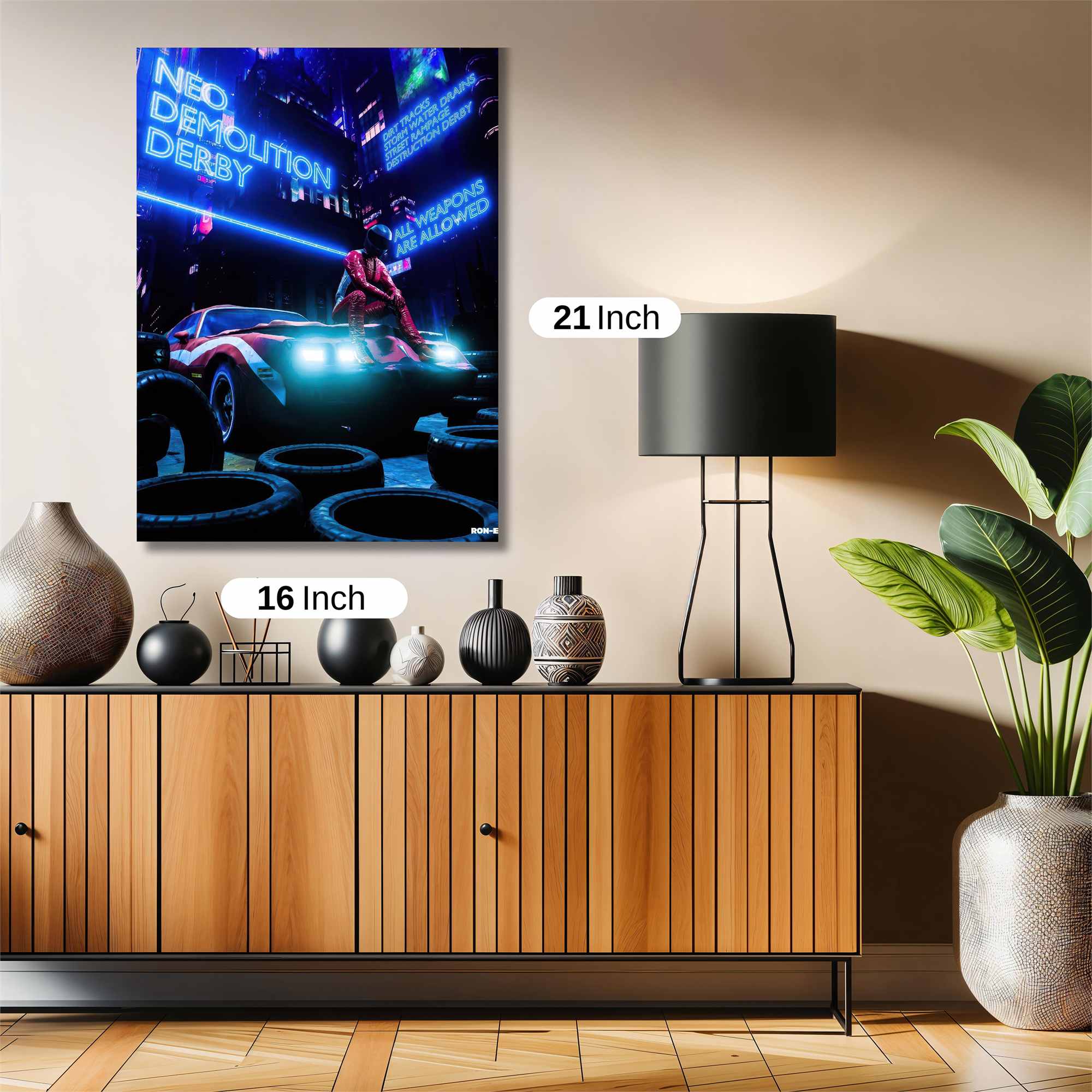 Neon Chaos Safe Wall Magnetic / M