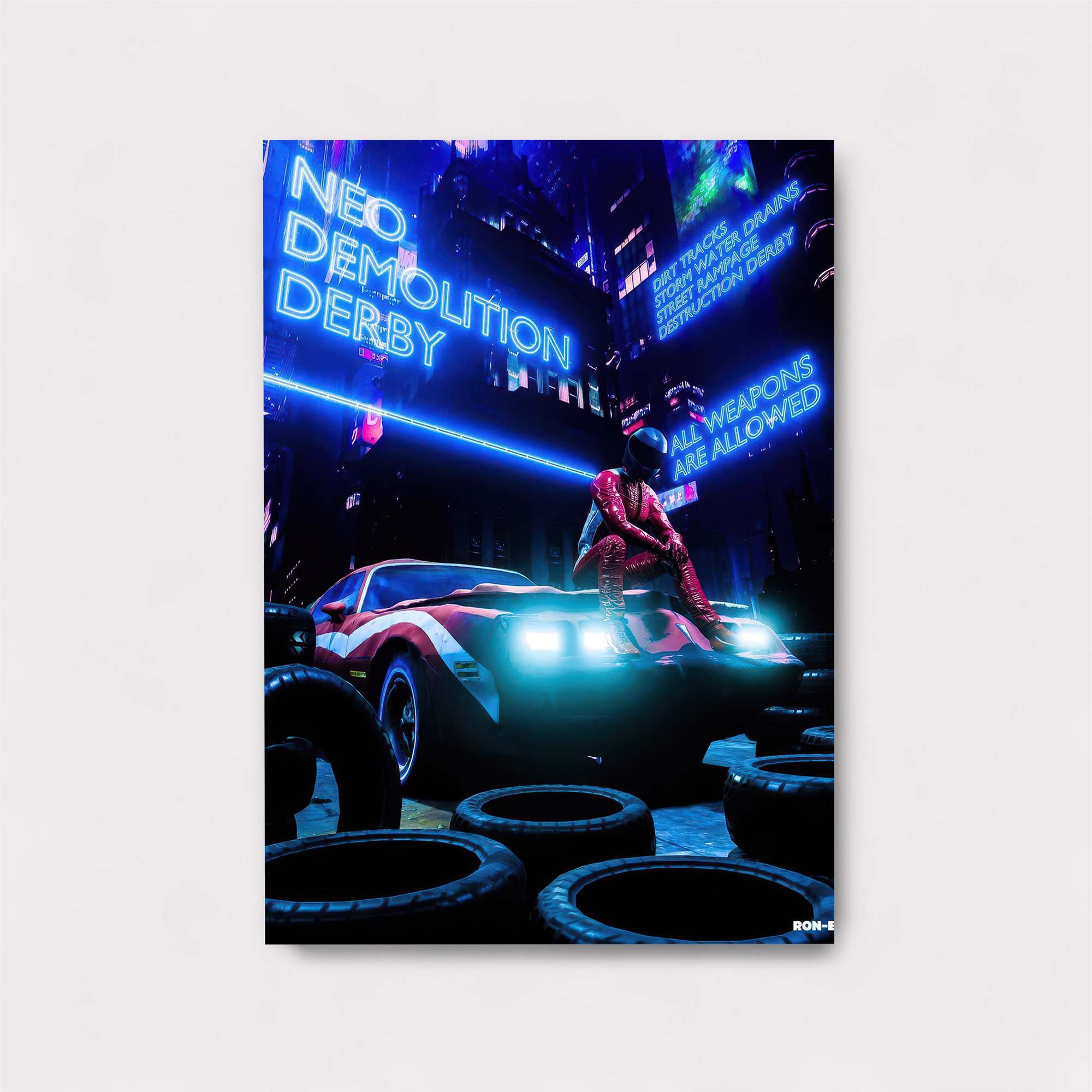 Neon Chaos Safe Wall Magnetic / M