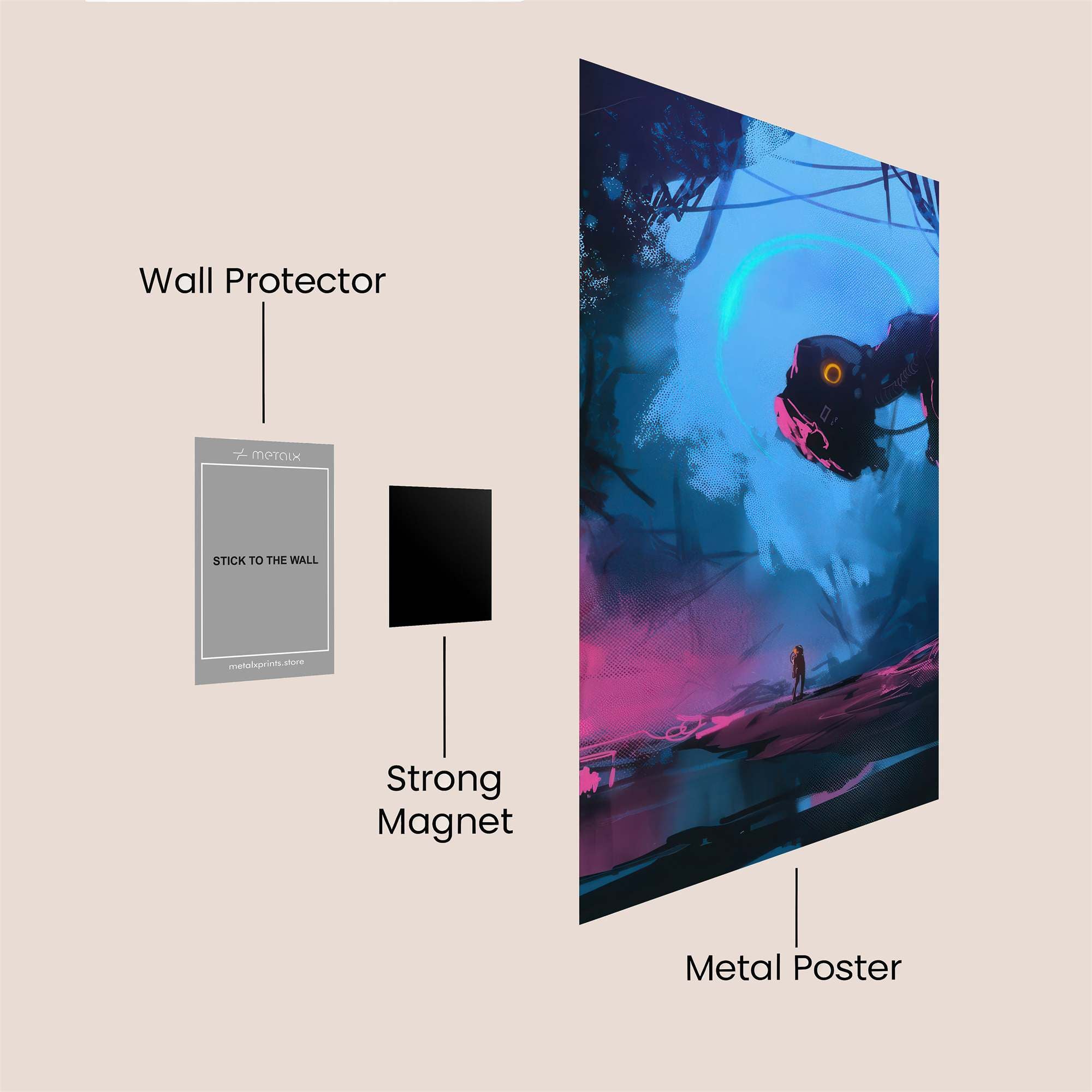 Nightfall Encounter Safe Wall Magnetic / M