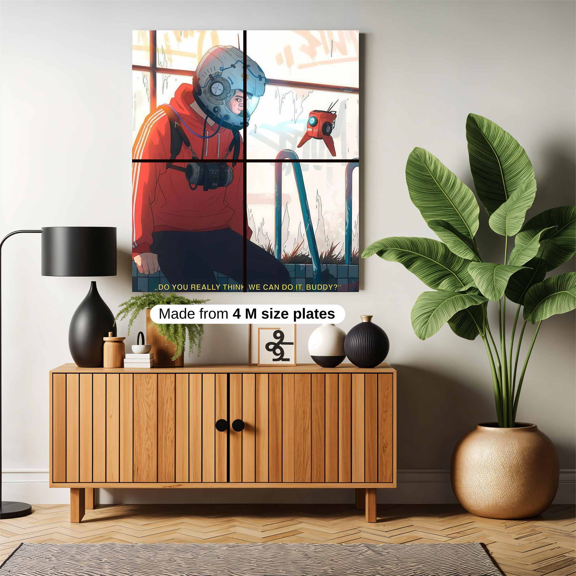 Futuristic Resolve Safe Wall Magnetic / M