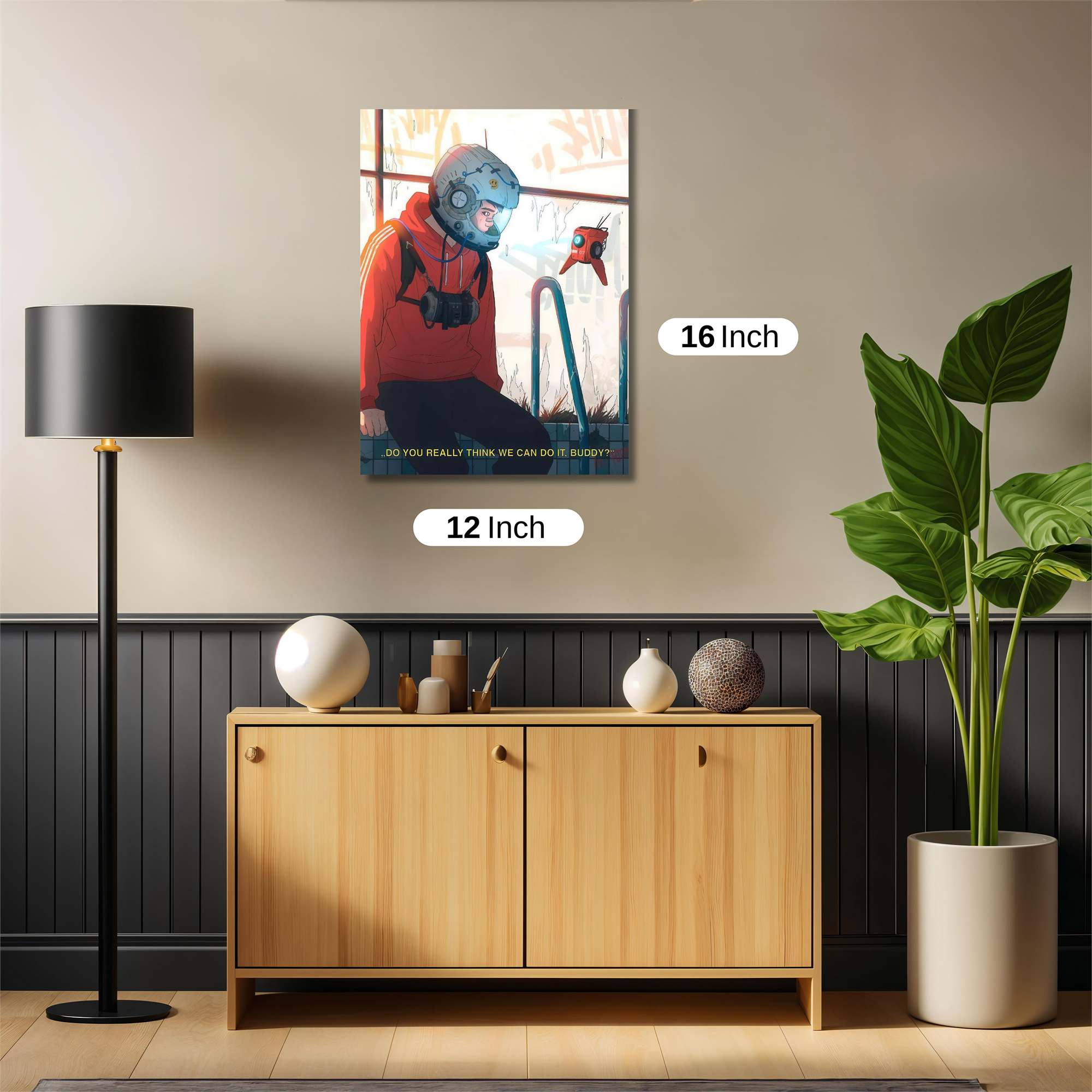 Futuristic Resolve Safe Wall Magnetic / M