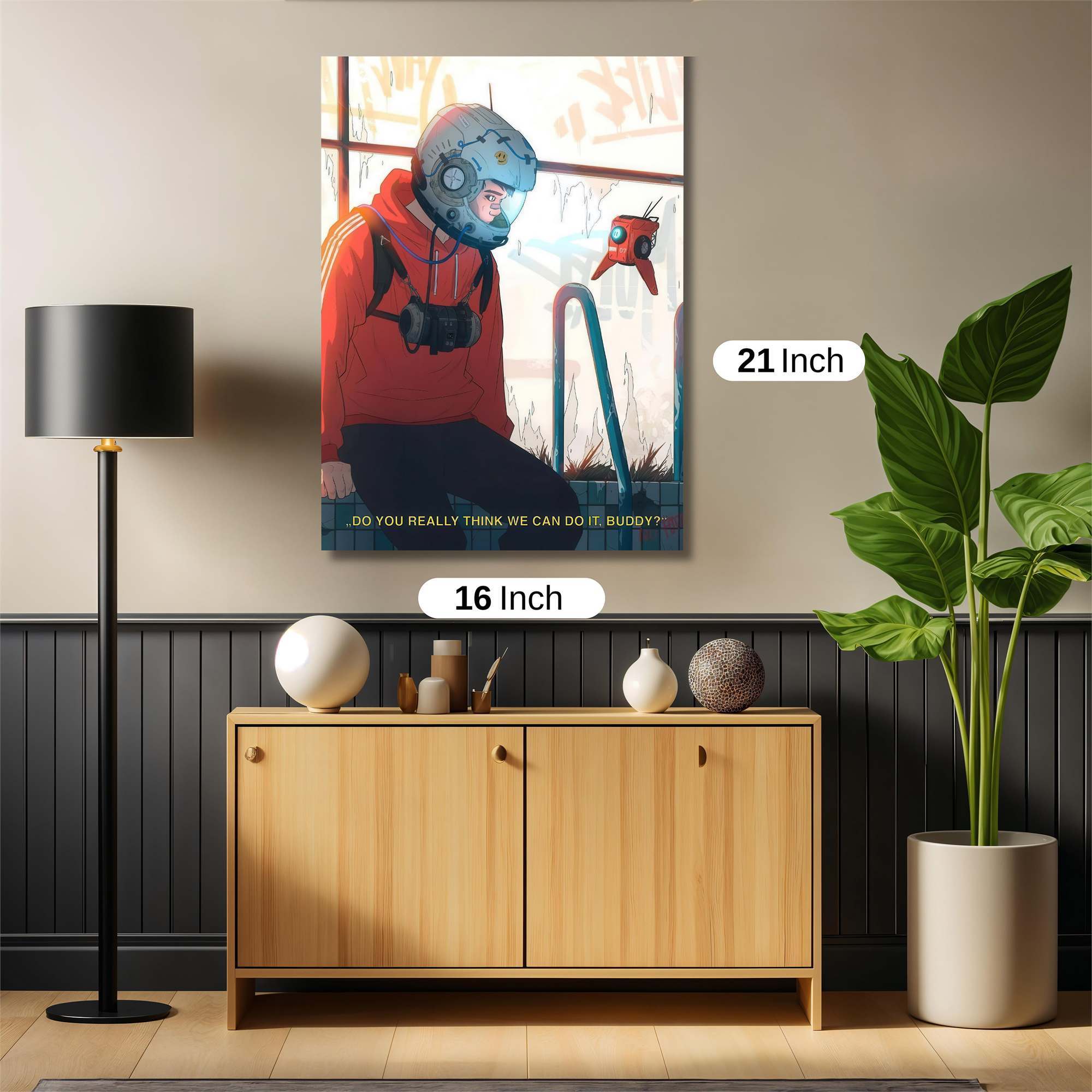 Futuristic Resolve Safe Wall Magnetic / M