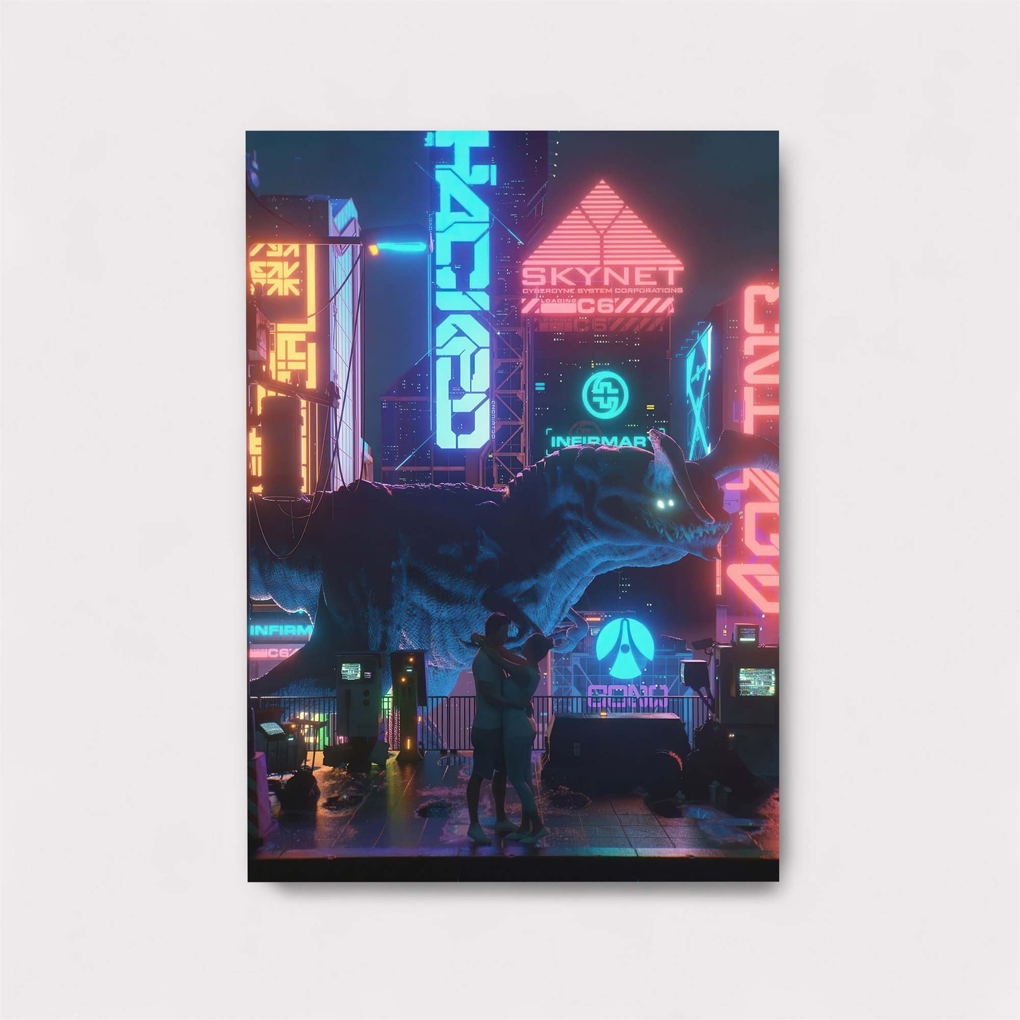 Neon Encounter Safe Wall Magnetic / M