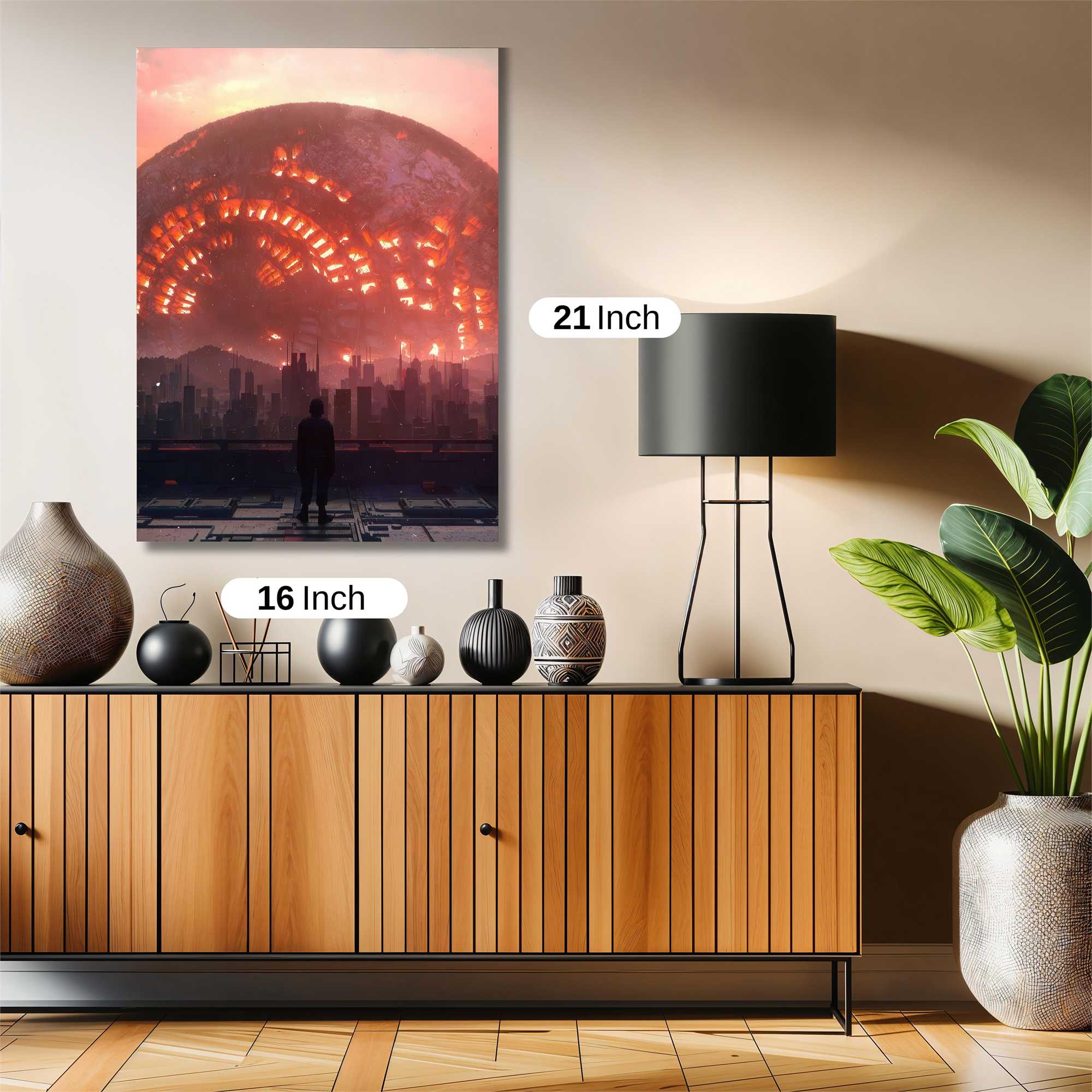 Apocalyptic Horizon Safe Wall Magnetic / M