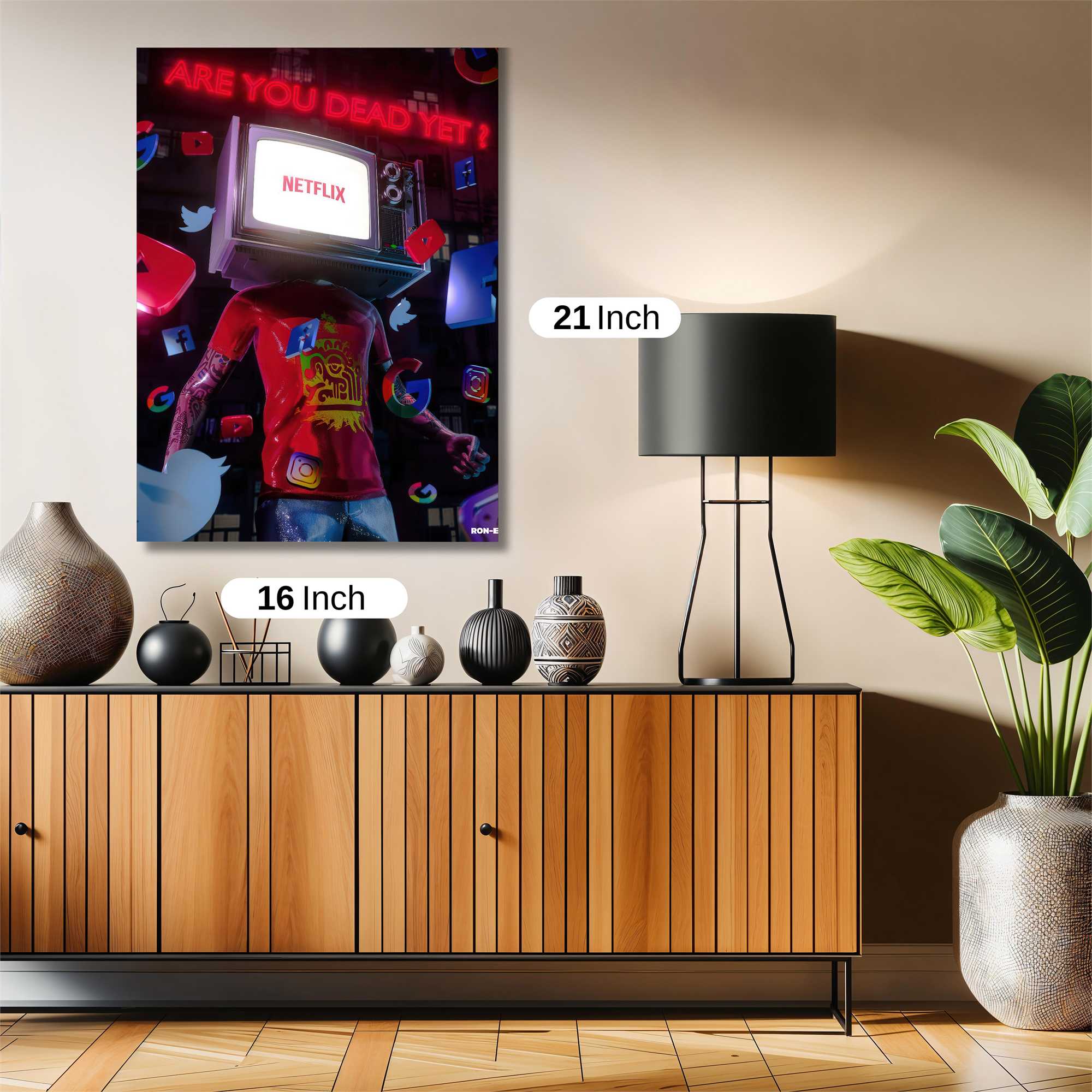 Screen Saturation Safe Wall Magnetic / M