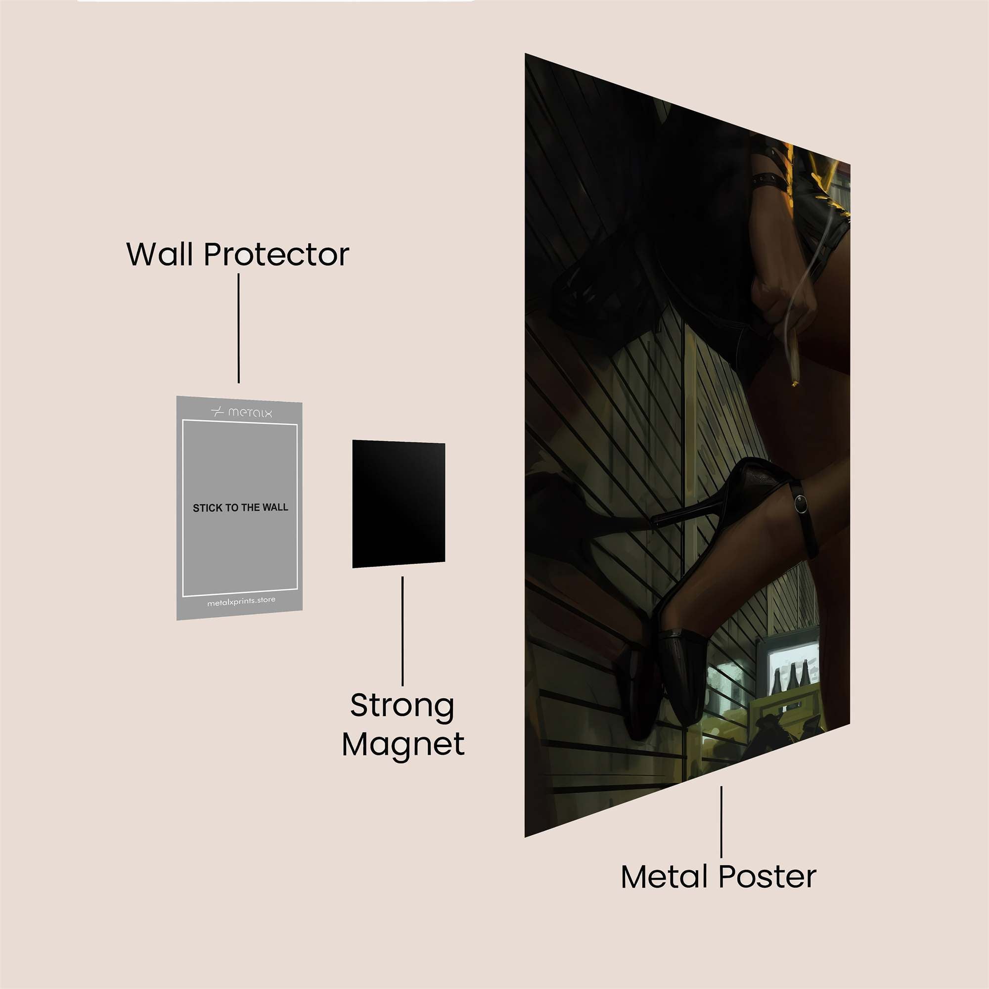 Urban Lure Safe Wall Magnetic / M