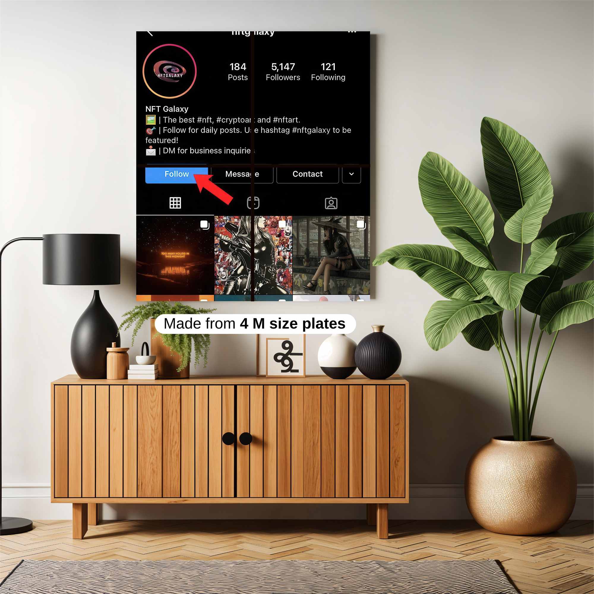 Neon Solitude Safe Wall Magnetic / M