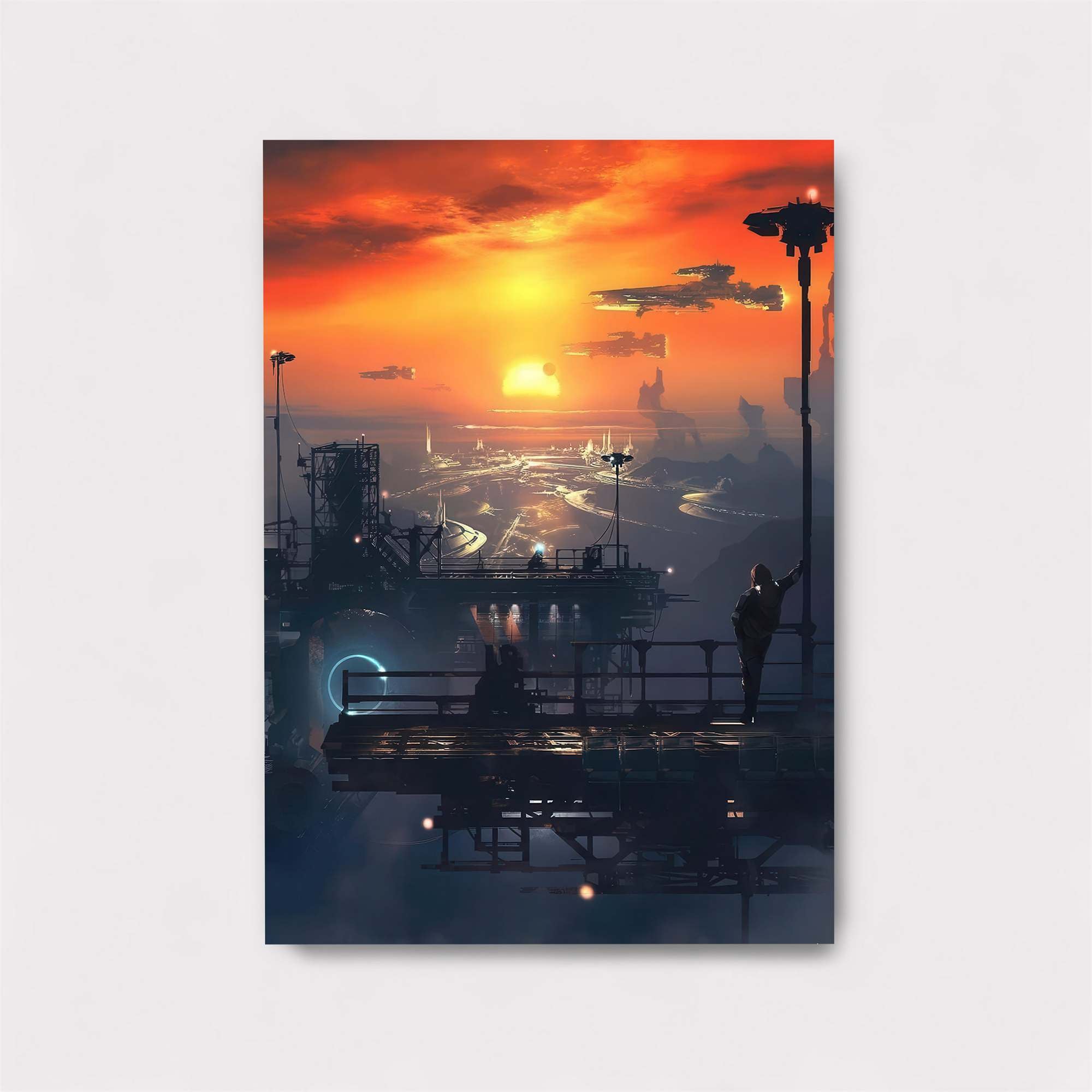 Futuristic Dusk Safe Wall Magnetic / M