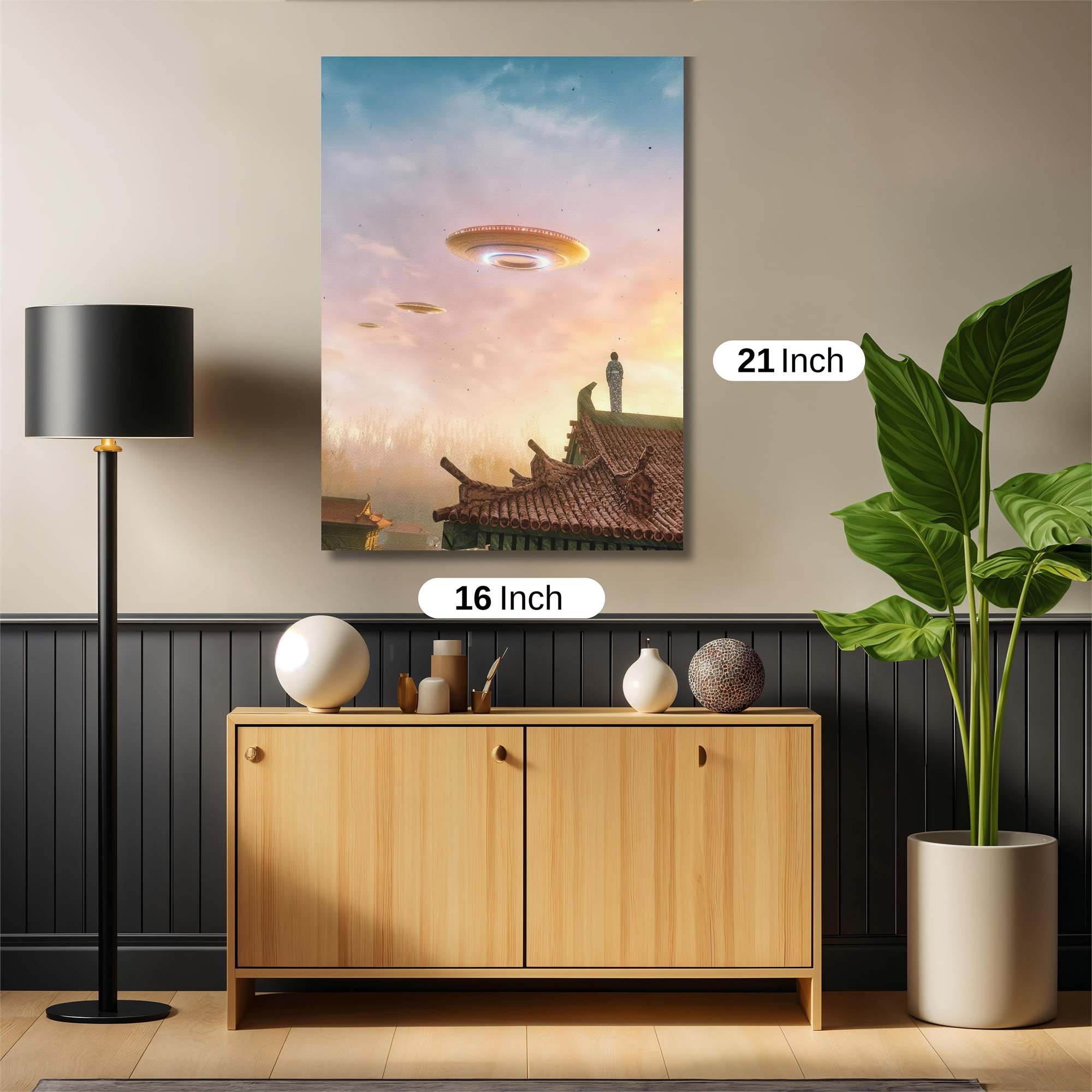 Skyward Tranquility Safe Wall Magnetic / M