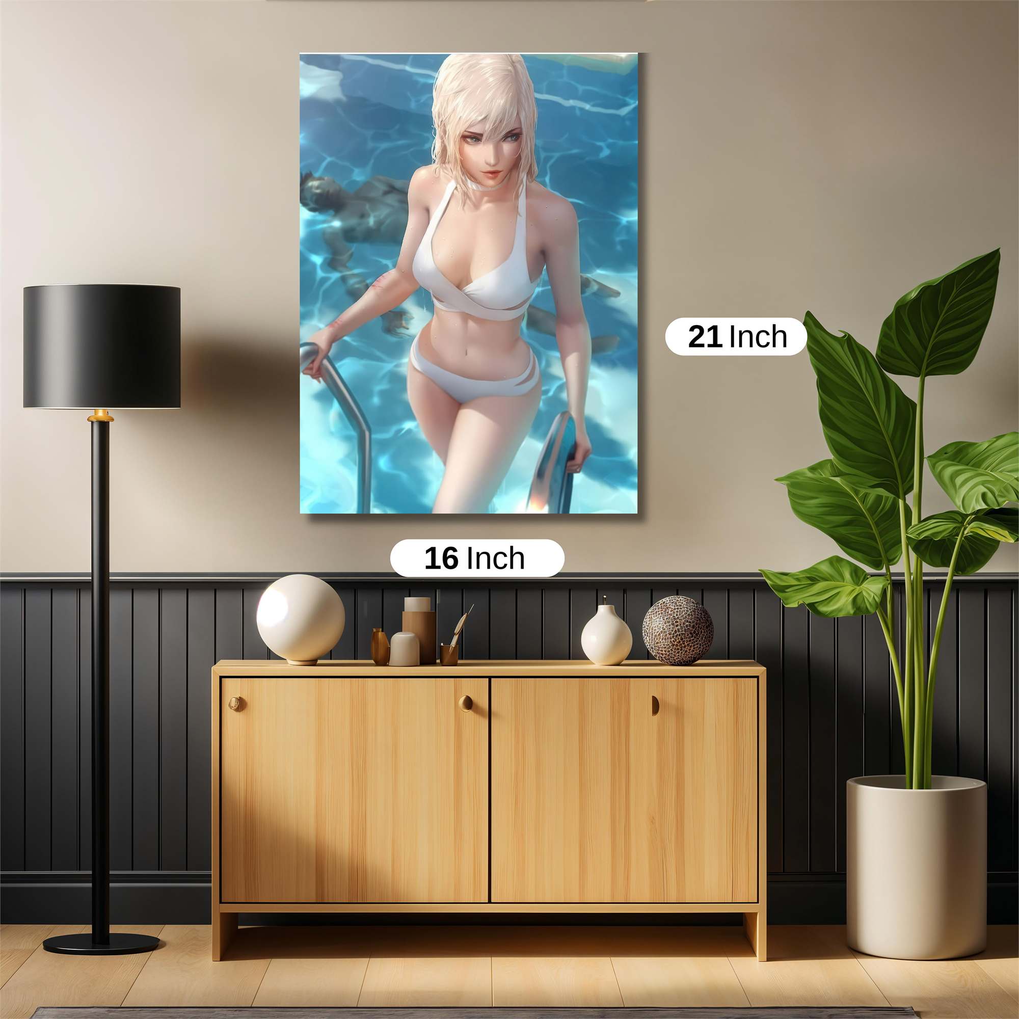 Aqua Allure Safe Wall Magnetic / M