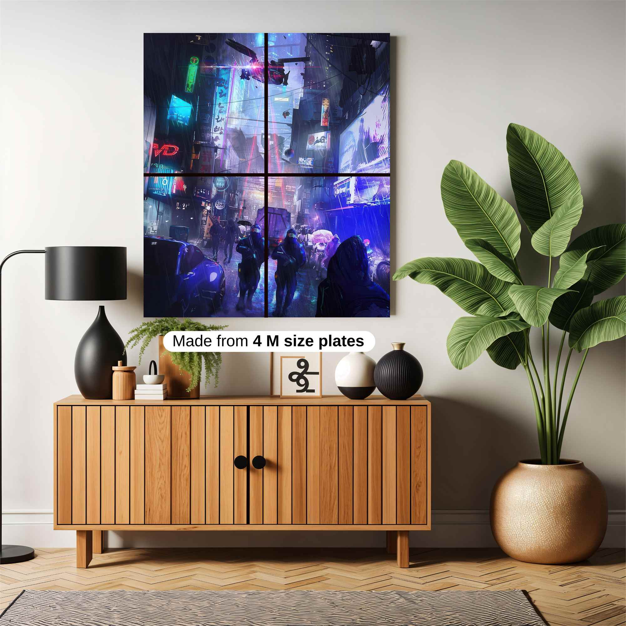 Cyberpunk Vibes Safe Wall Magnetic / M