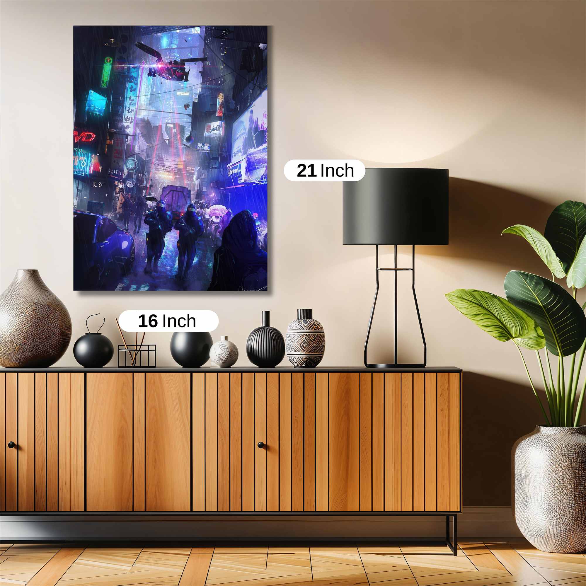 Cyberpunk Vibes Safe Wall Magnetic / M