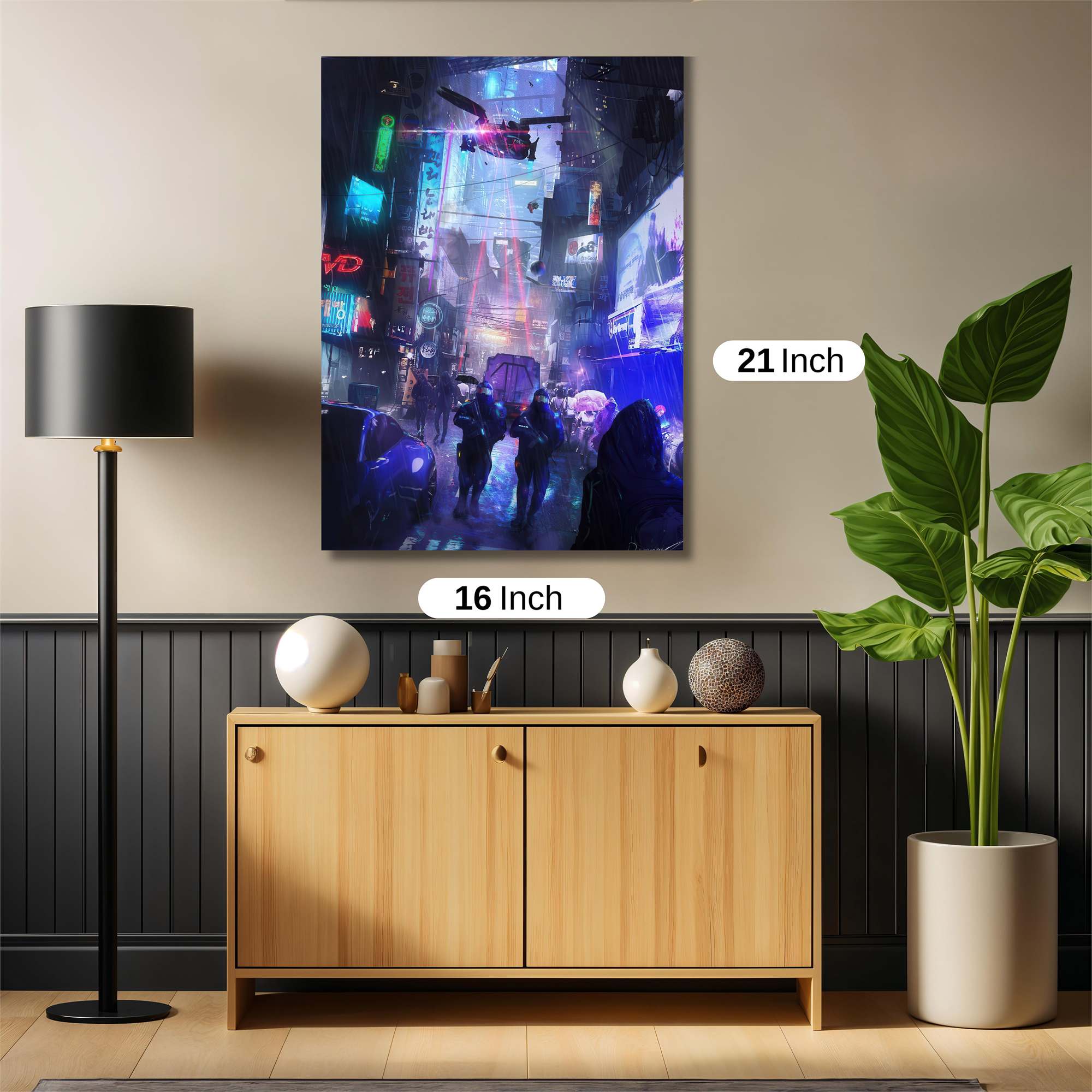 Cyberpunk Vibes Safe Wall Magnetic / M