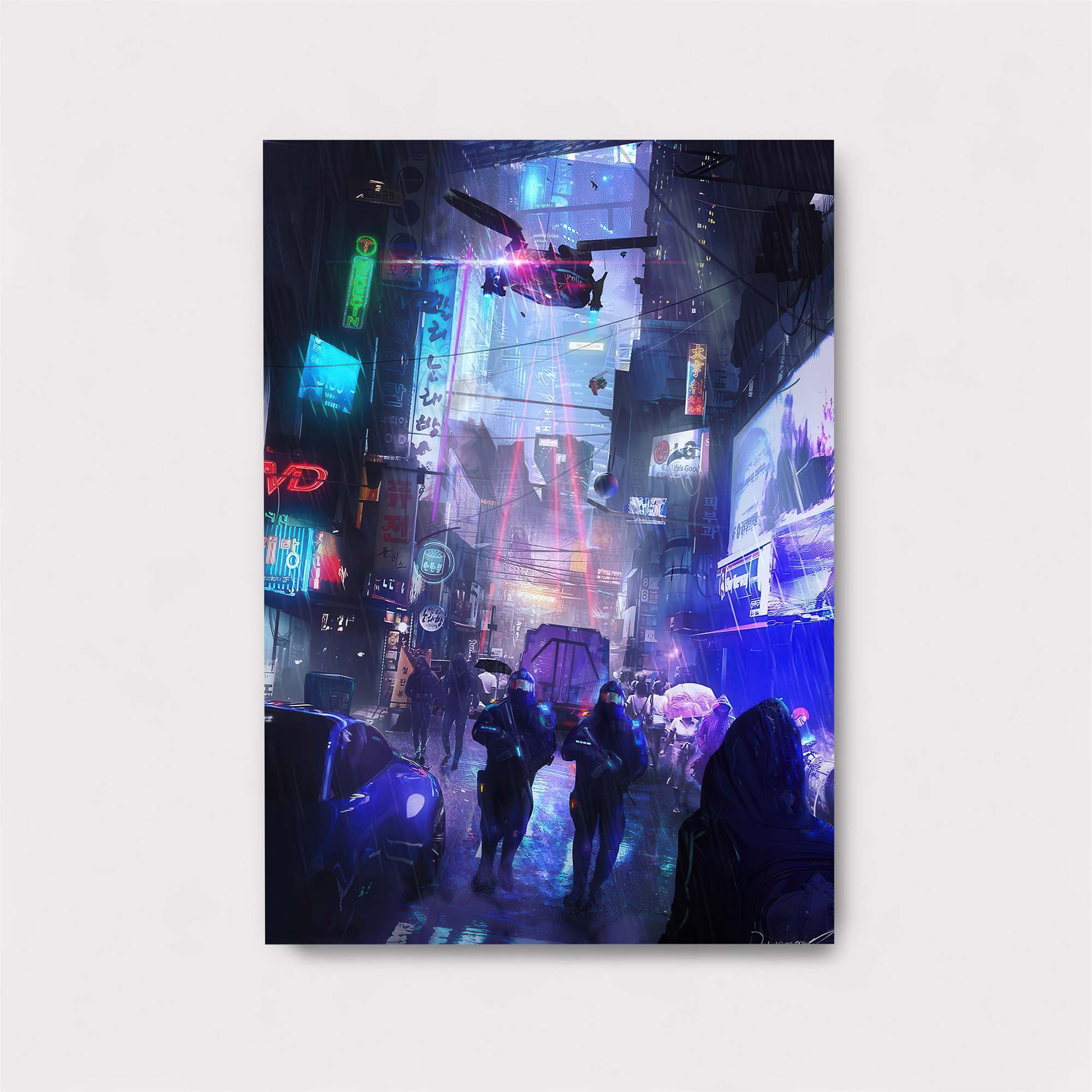 Cyberpunk Vibes Safe Wall Magnetic / M