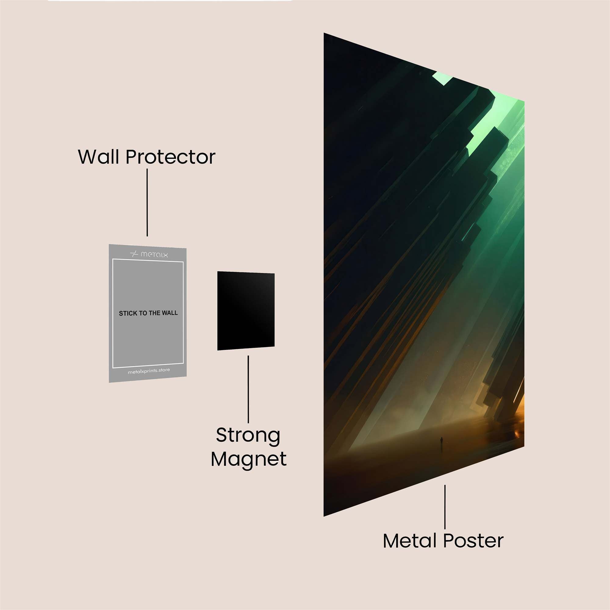 Ethereal Ascent Safe Wall Magnetic / M